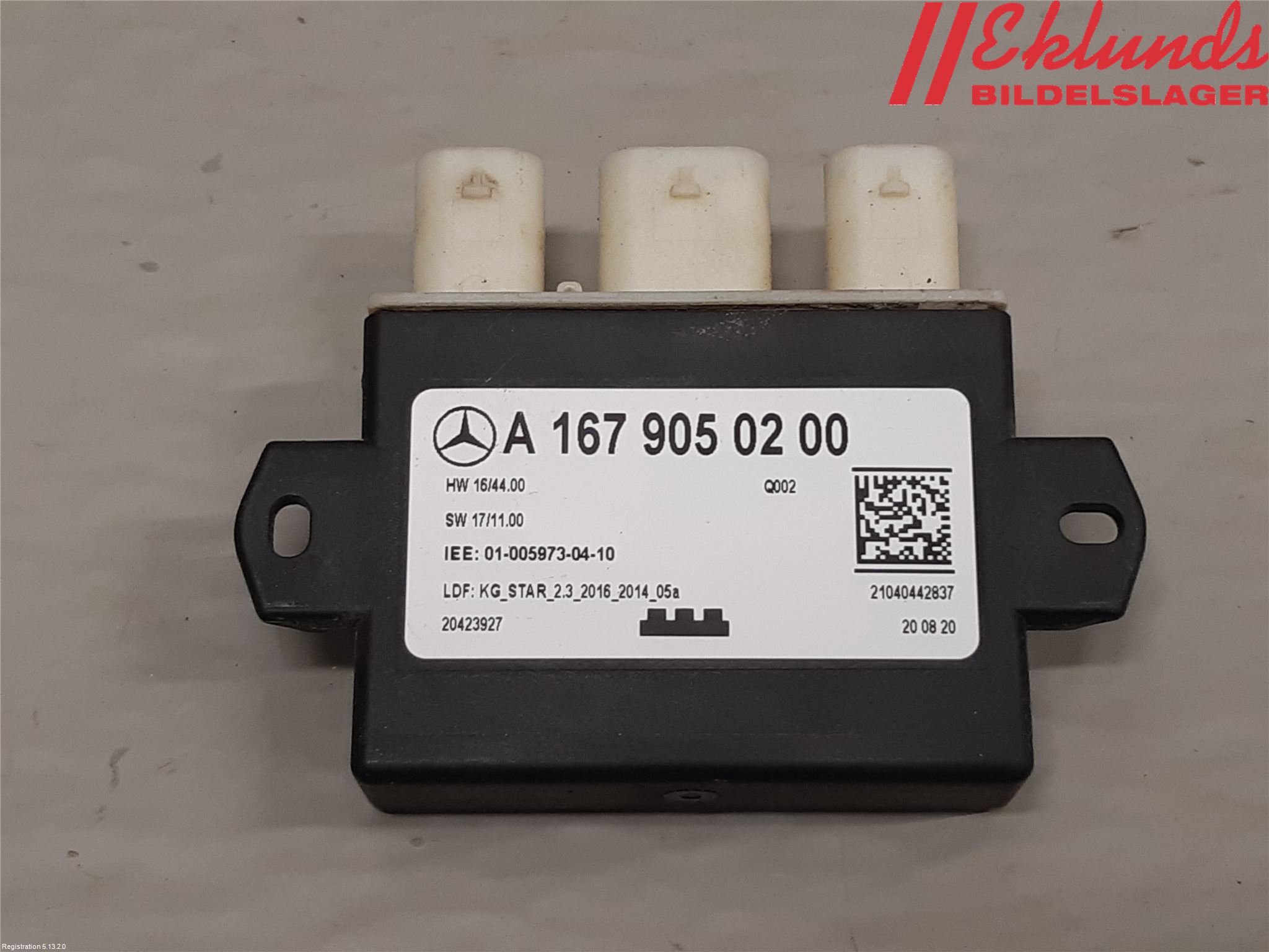 Mercedes-Benz MB EQC (N293) 20- Styrenhet Baklucka