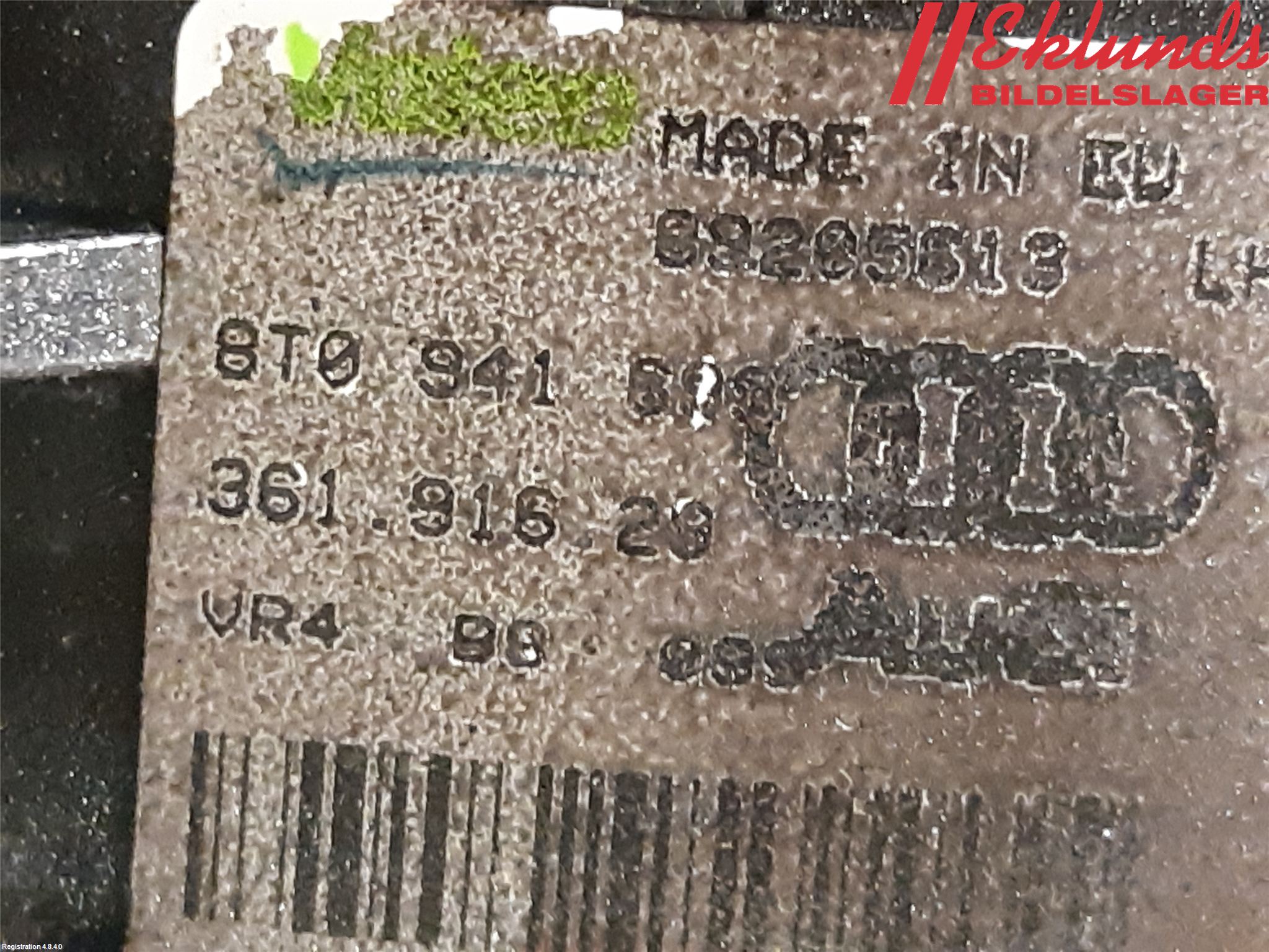 Audi A4 12-15 Dimljus-Varselljus Fram