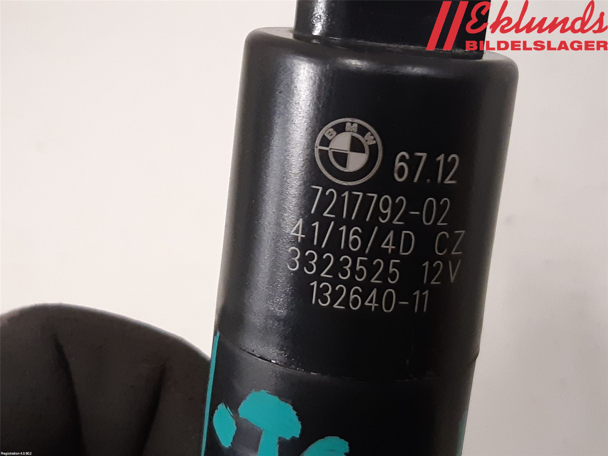 BMW 5 F10/F11/F18 09-17 Spolarpump Högtryck