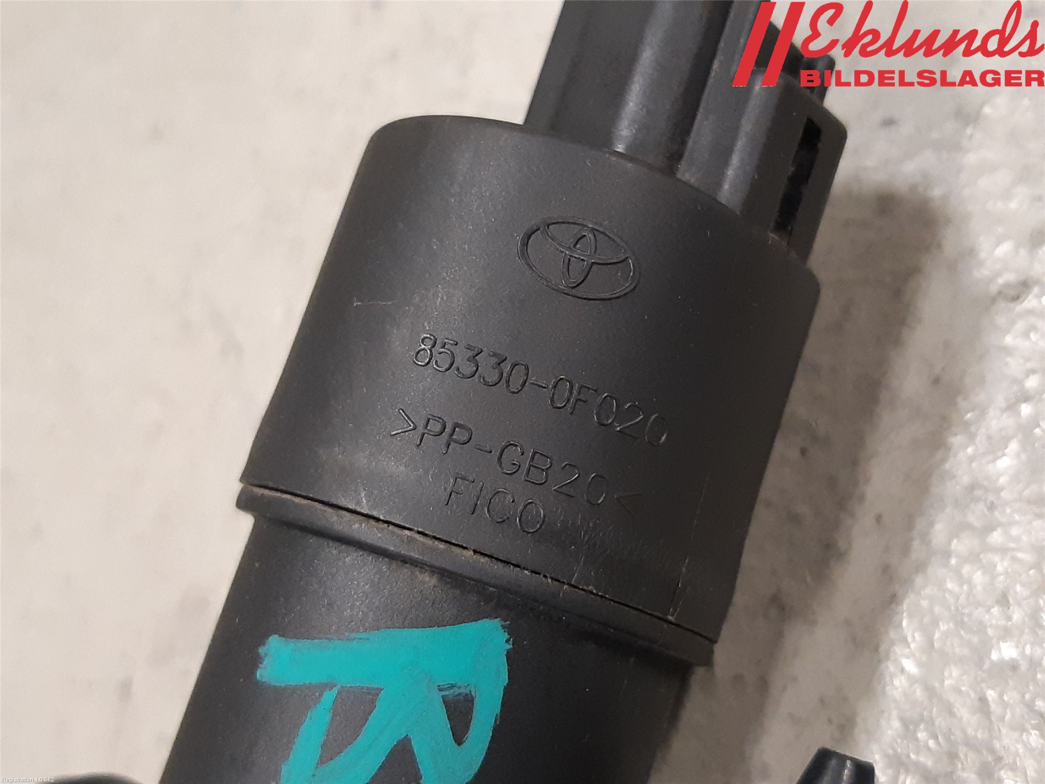 Toyota YARIS XP130 15-20 Spolarpump Baklucka