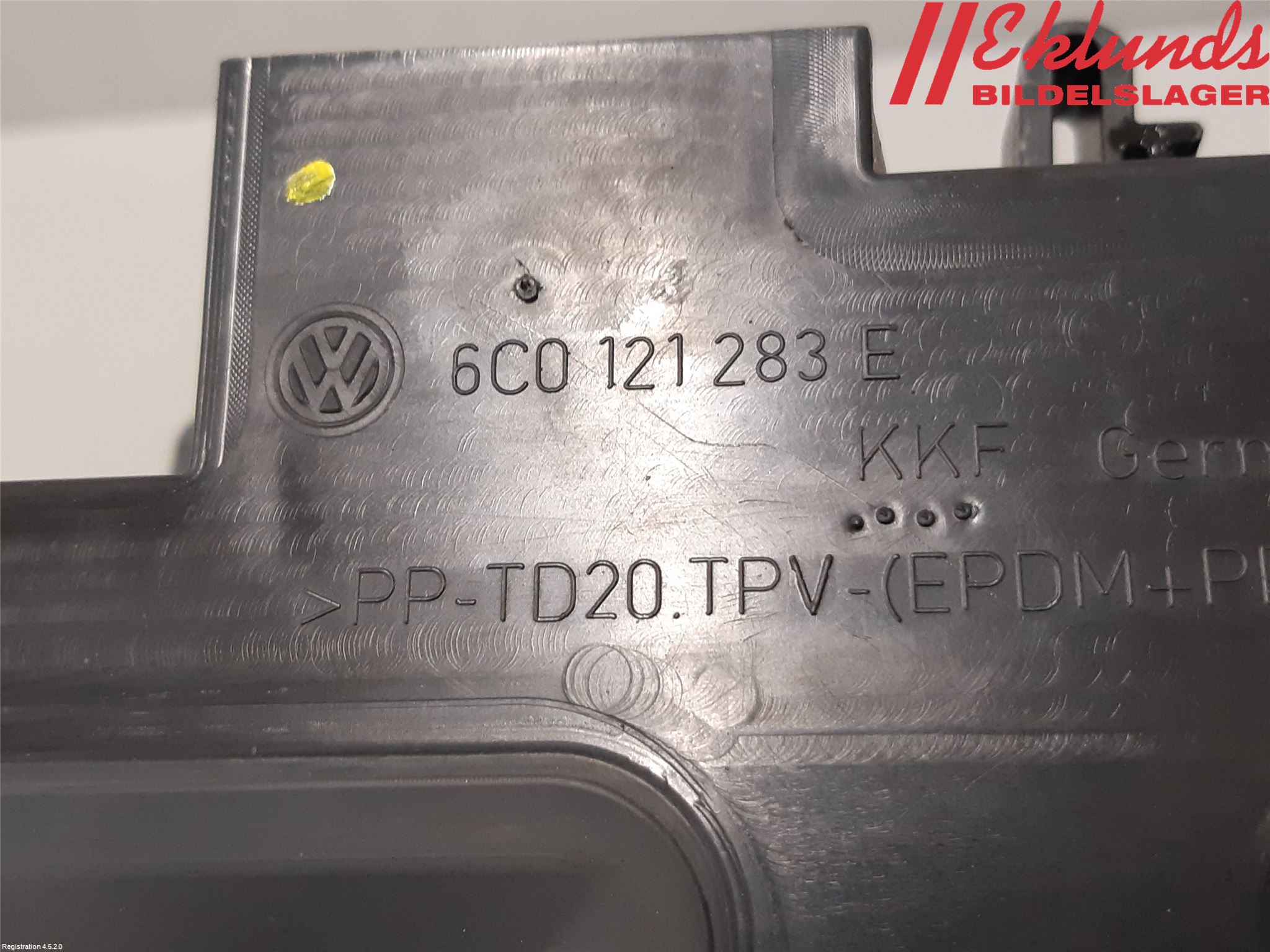 Volkswagen VW POLO 10-17 Deflektor Plåt-Plast Kylning