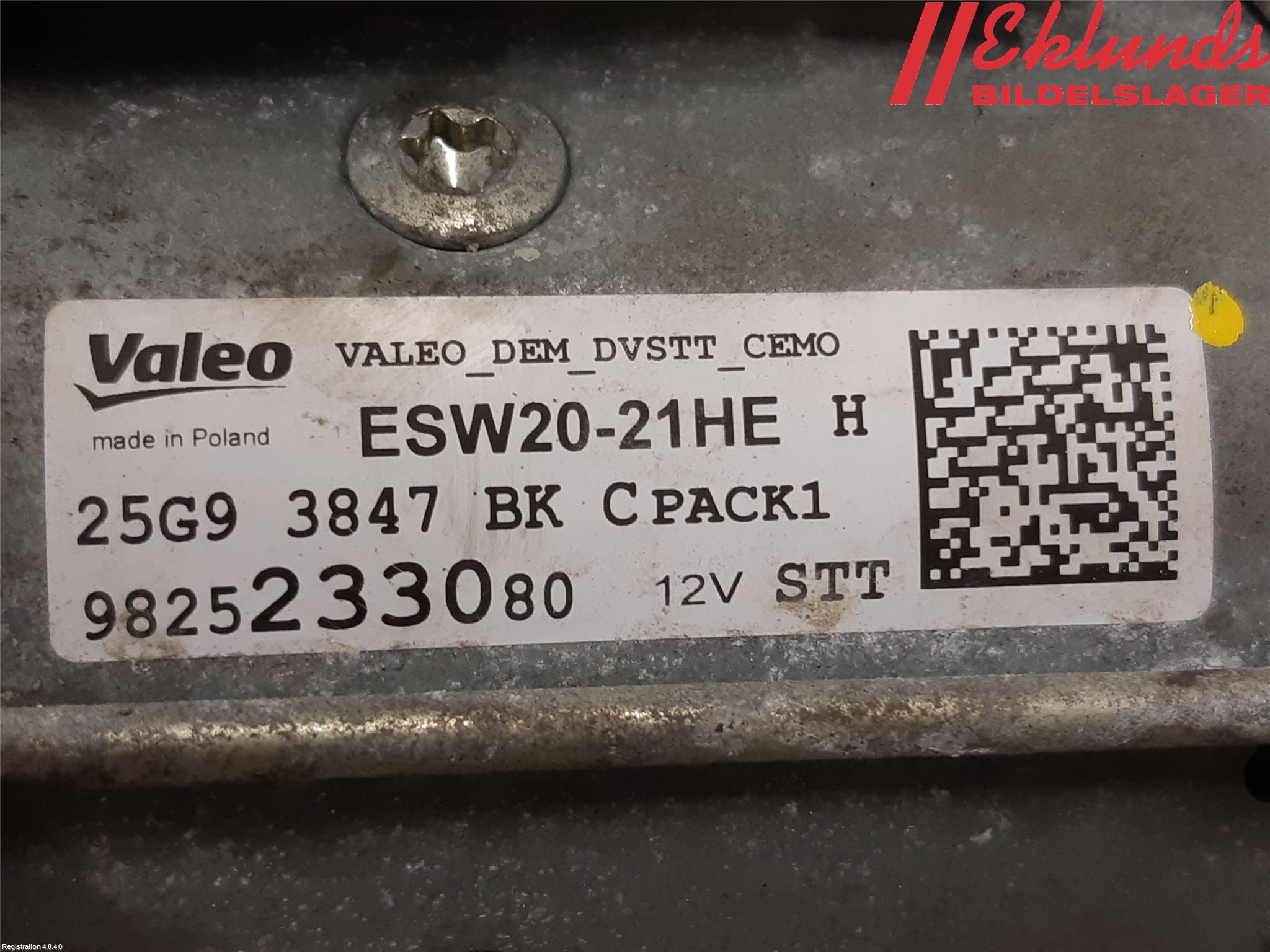 Peugeot 508 19- Startmotor Diesel