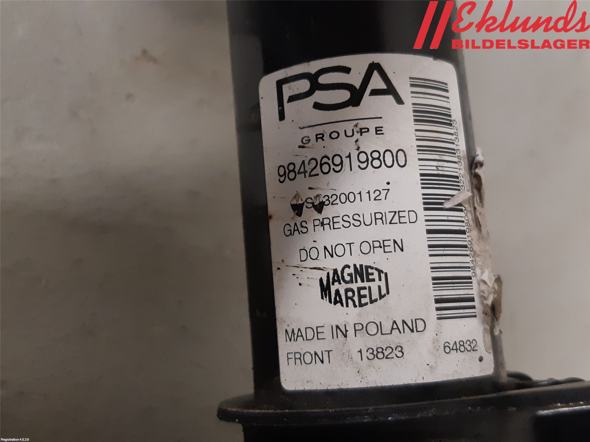 Opel MOKKA 21- Fjäderben Fram Vänster