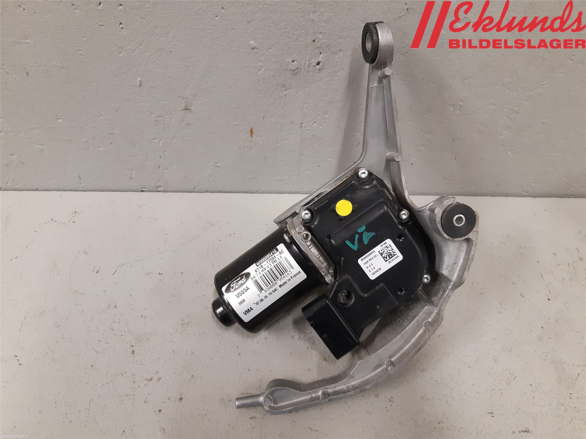 Ford TRANSIT/TOURNEO CONNECT 13-22 Torkarmotor Vindruta