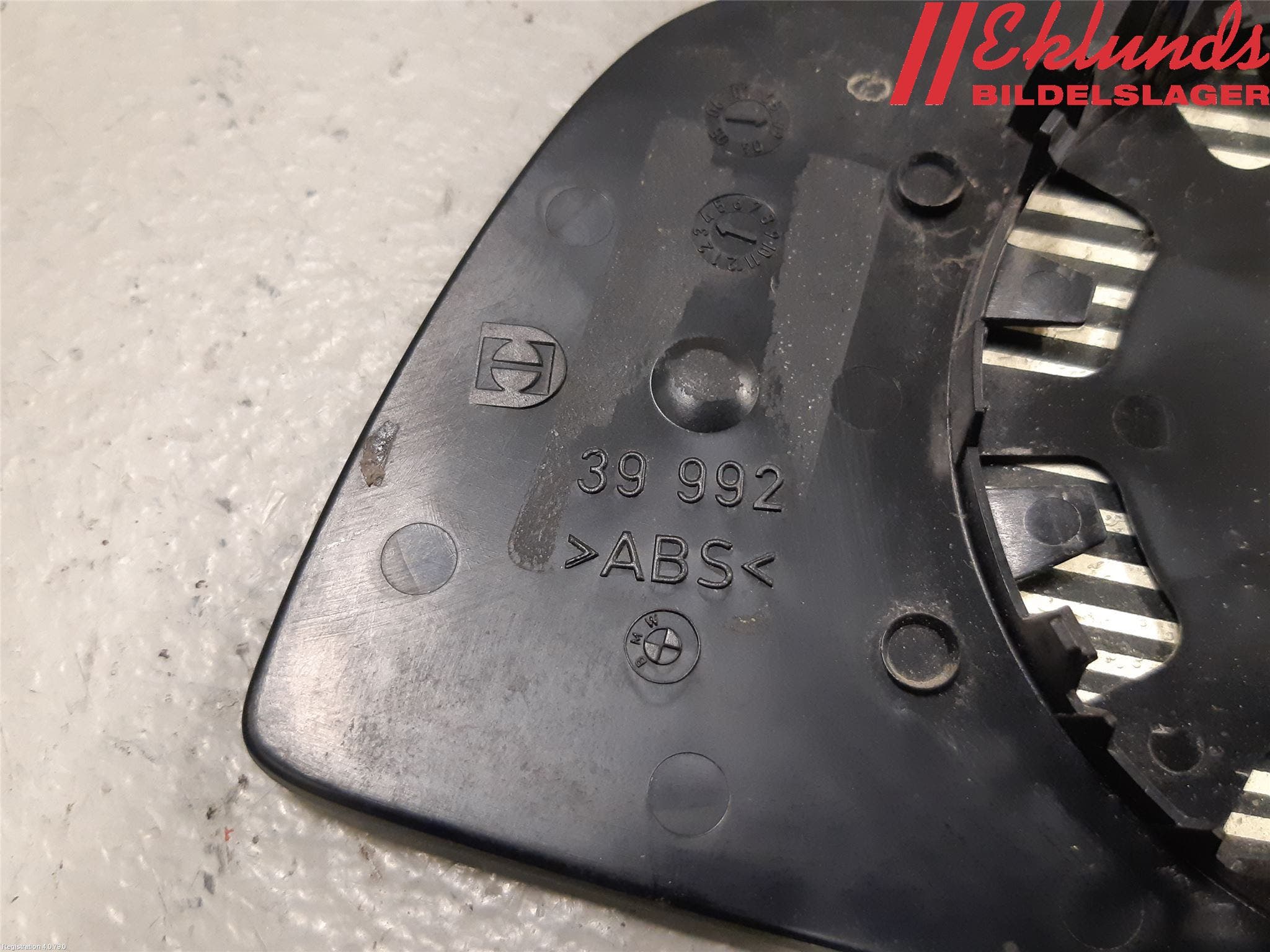 BMW 5 E60/61 Sed/Tou 02-10 Spegelglas Hö