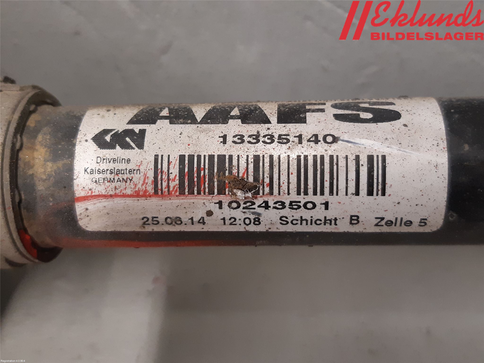 Opel ASTRA J 10-15 Drivaxel Fram Vänster