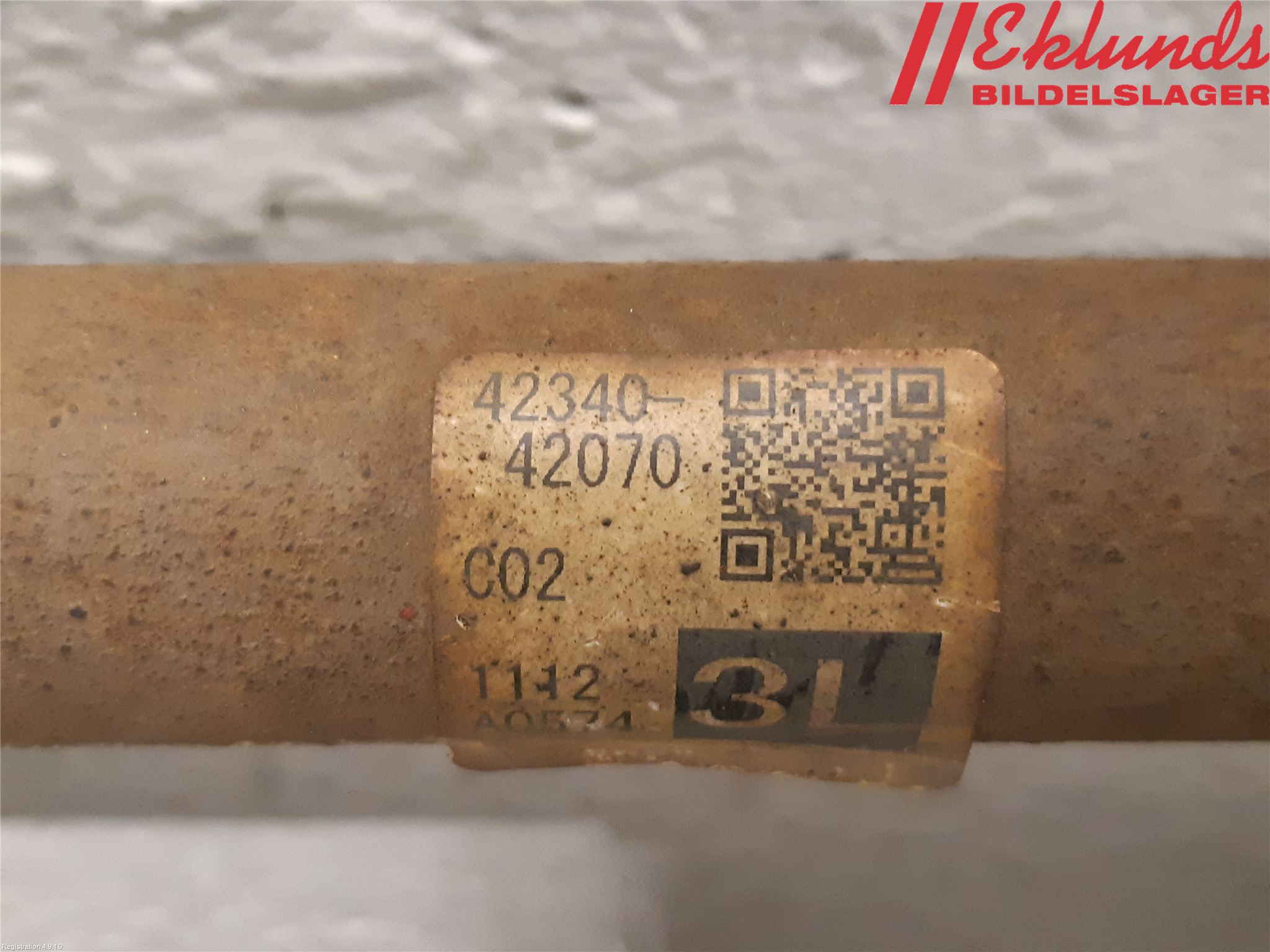 Toyota RAV4 19- Drivaxel Bak Vänster