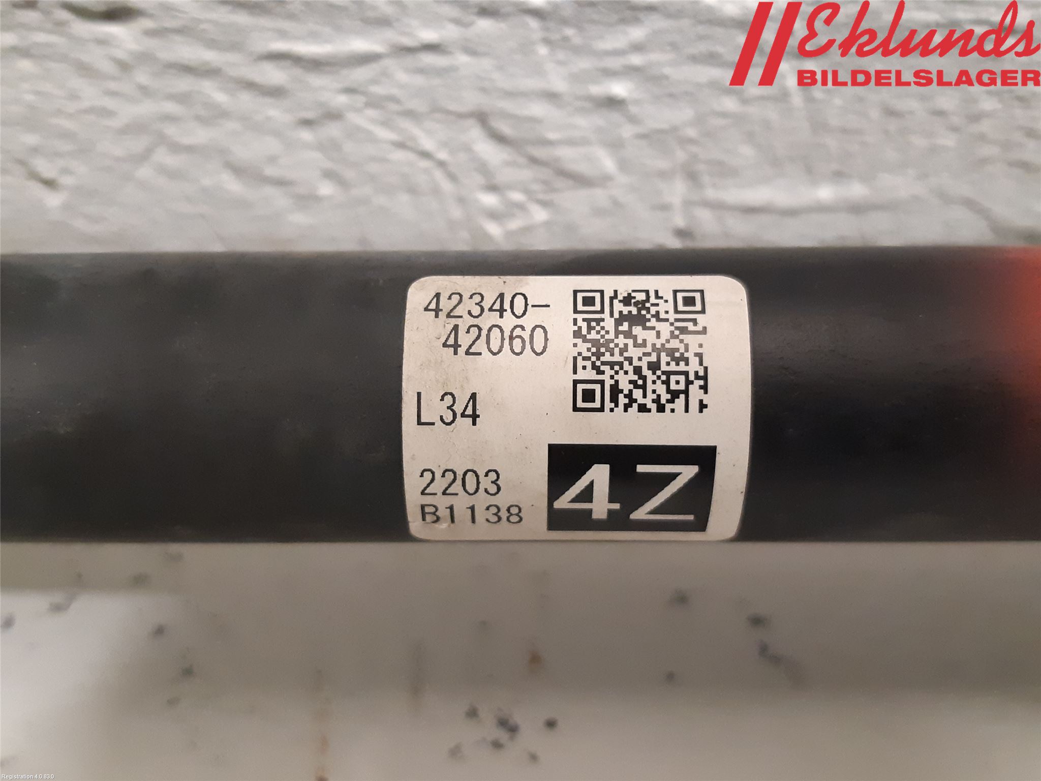 Toyota RAV4 19- Drivaxel Bak Vänster