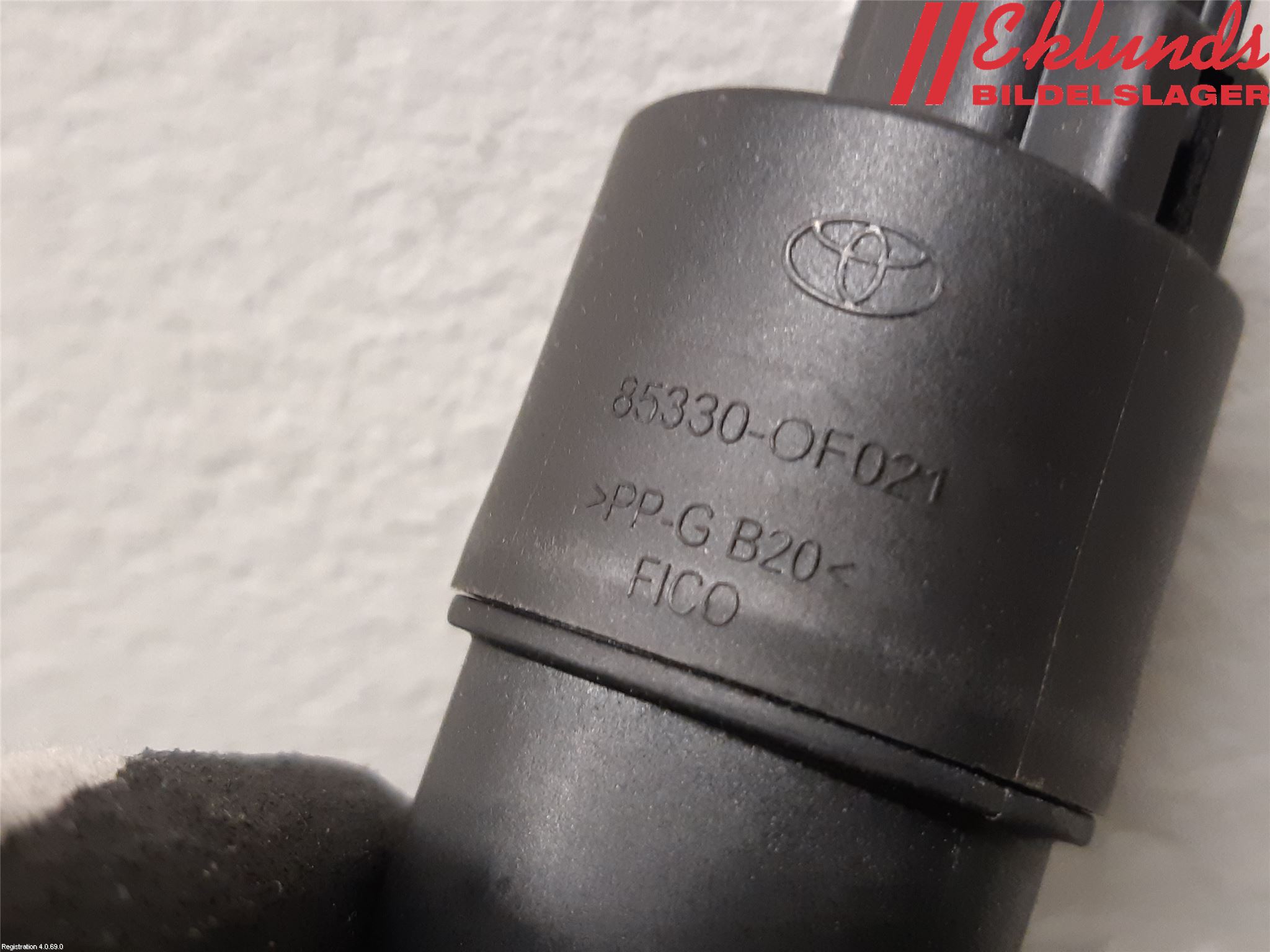Toyota YARIS XP130 15-20 Spolarpump Baklucka
