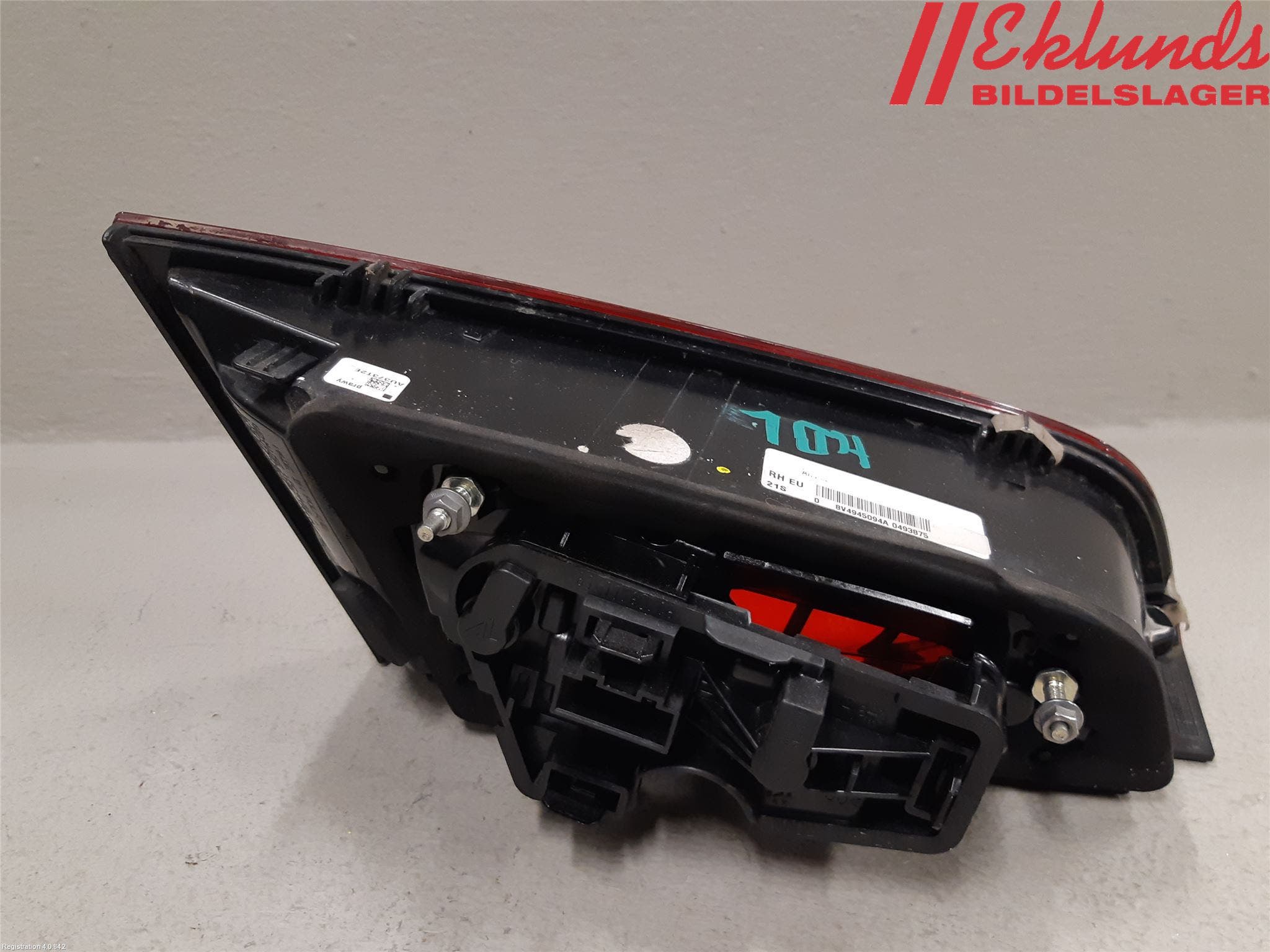 Audi A3/S3 8V 13-20 Bakljus Lucka Hö