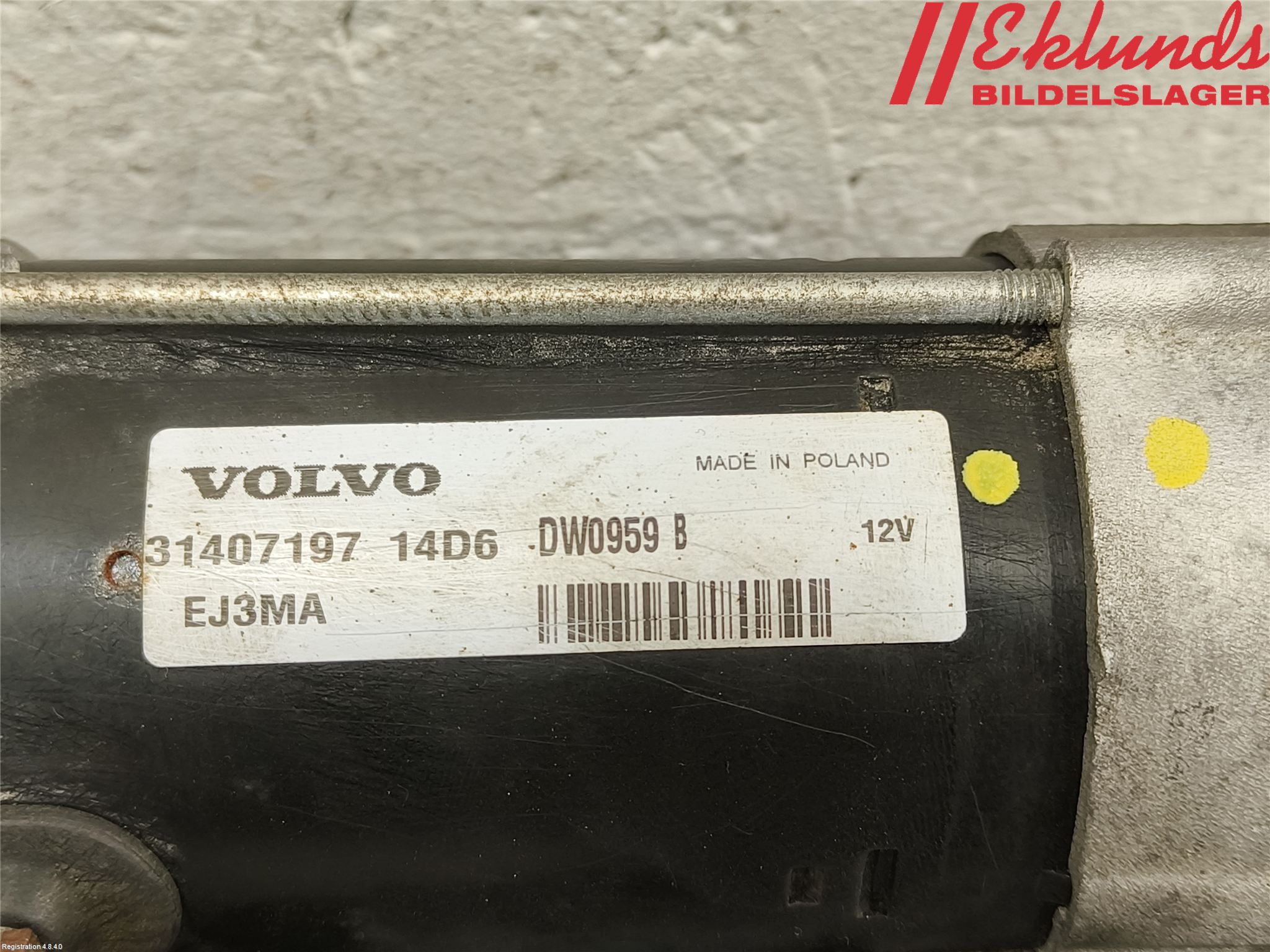 Volvo V40 12-19 Startmotor
