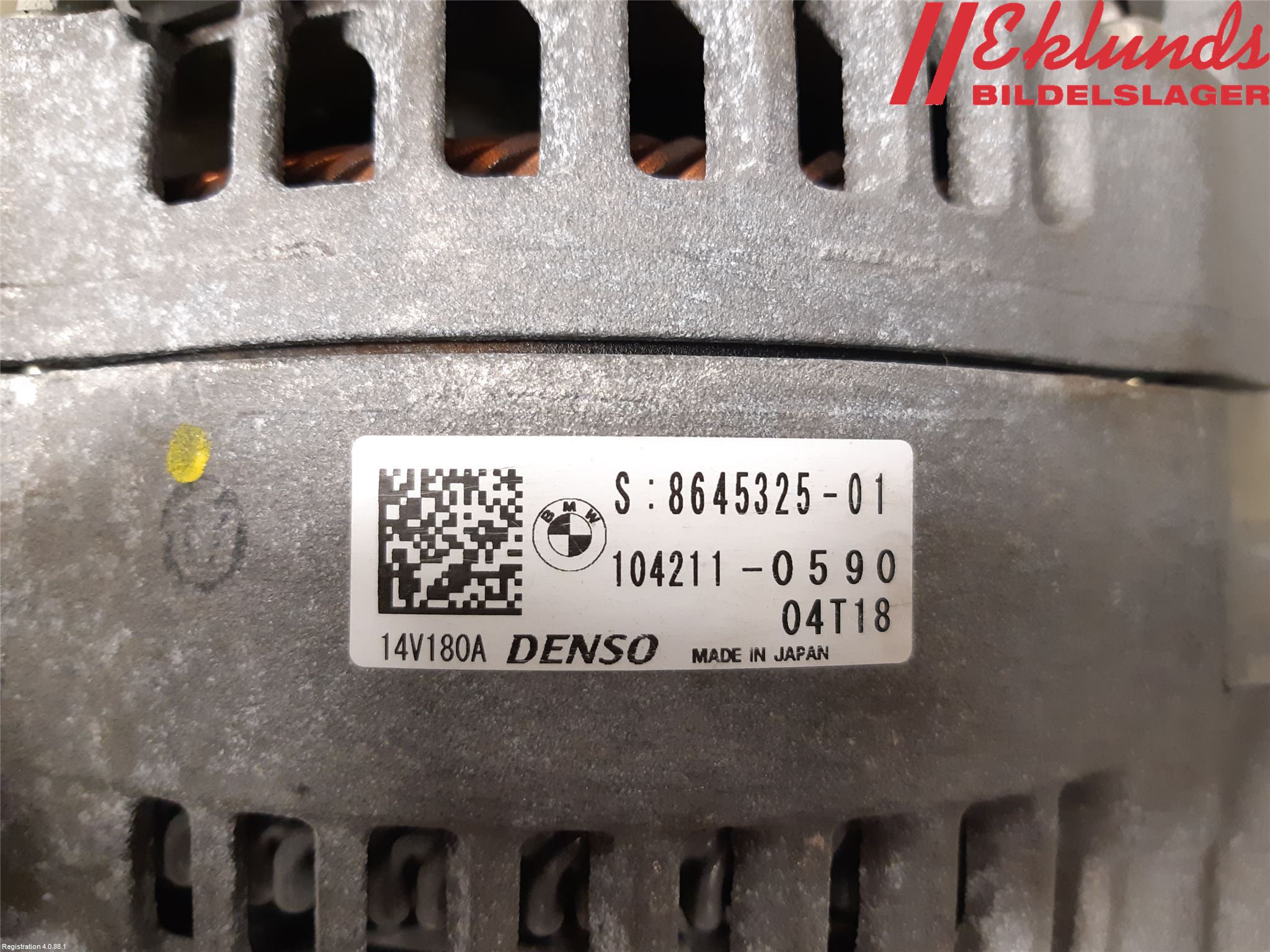 BMW 1 F20/F21 11-19 Generator