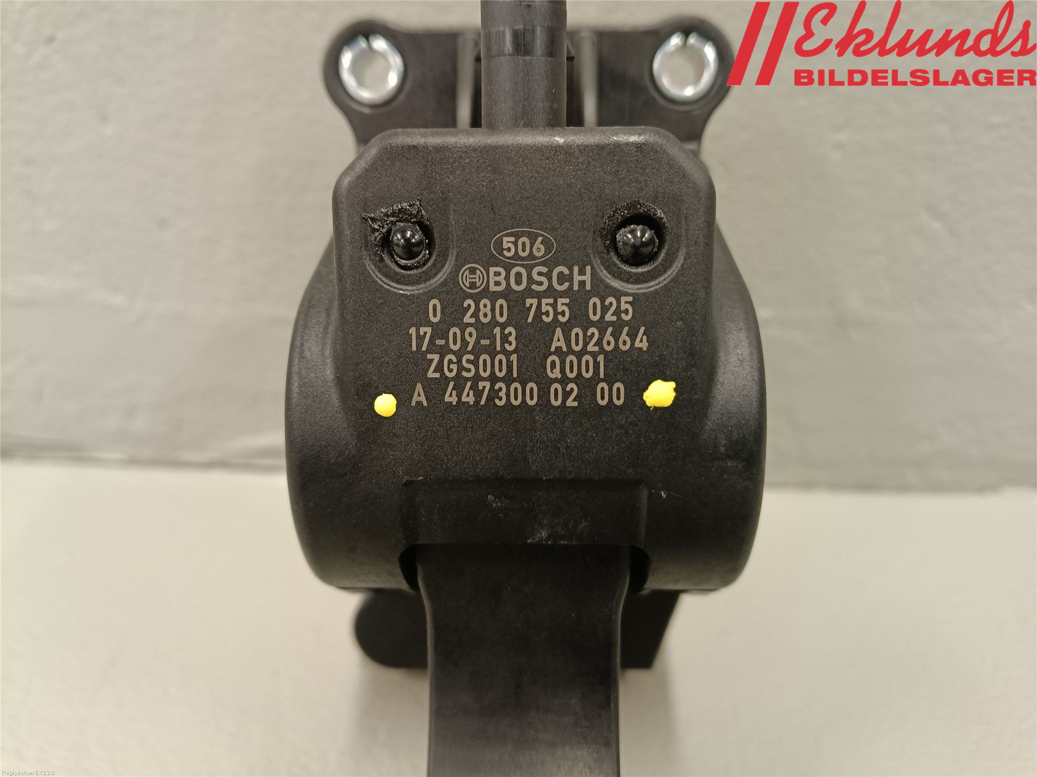 Mercedes-Benz MB VITO/V-KLASS (W640,W447,W448) 14- Gaspedal