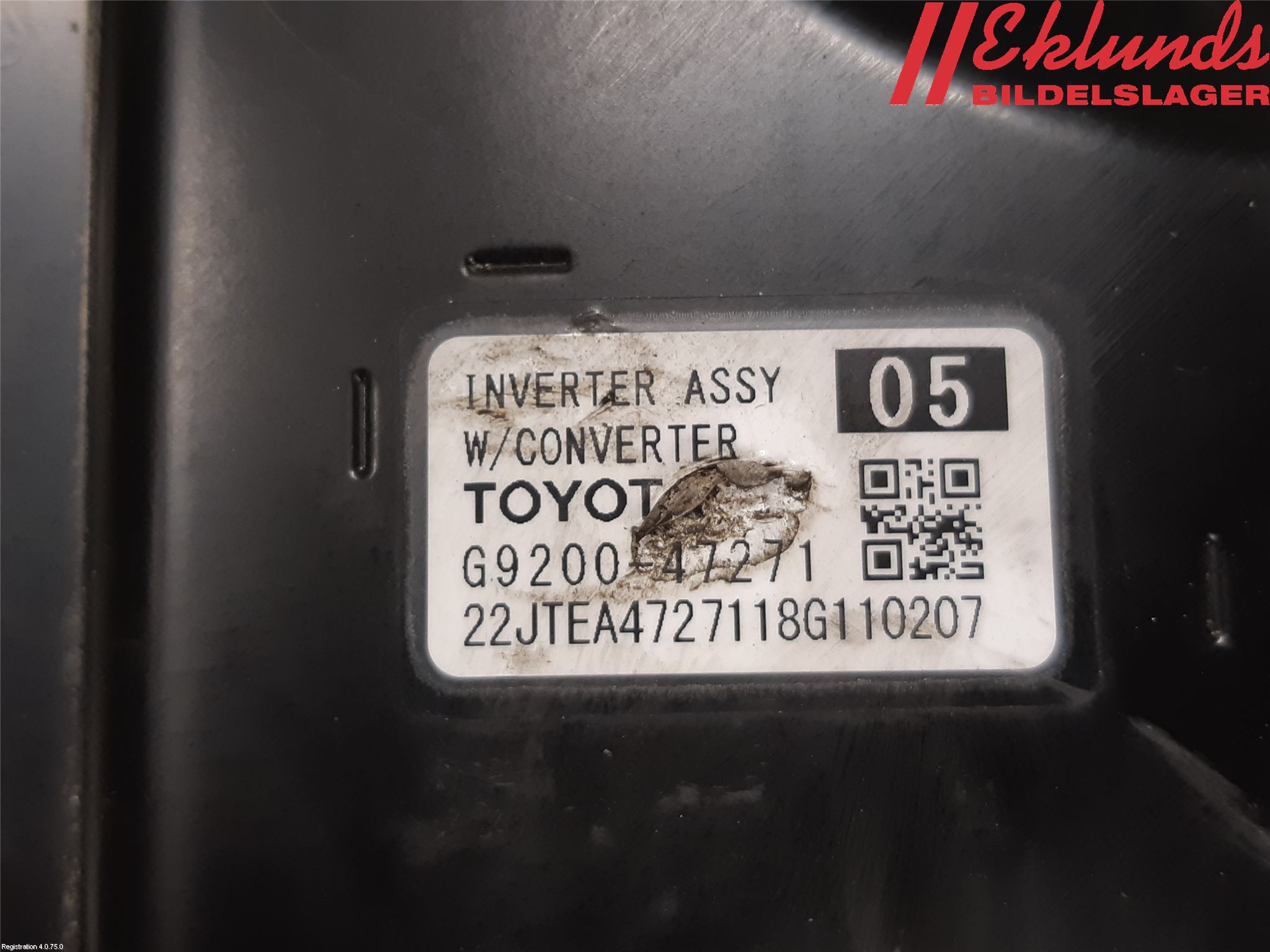 Toyota PRIUS (ZVW50) 16-21 Converter