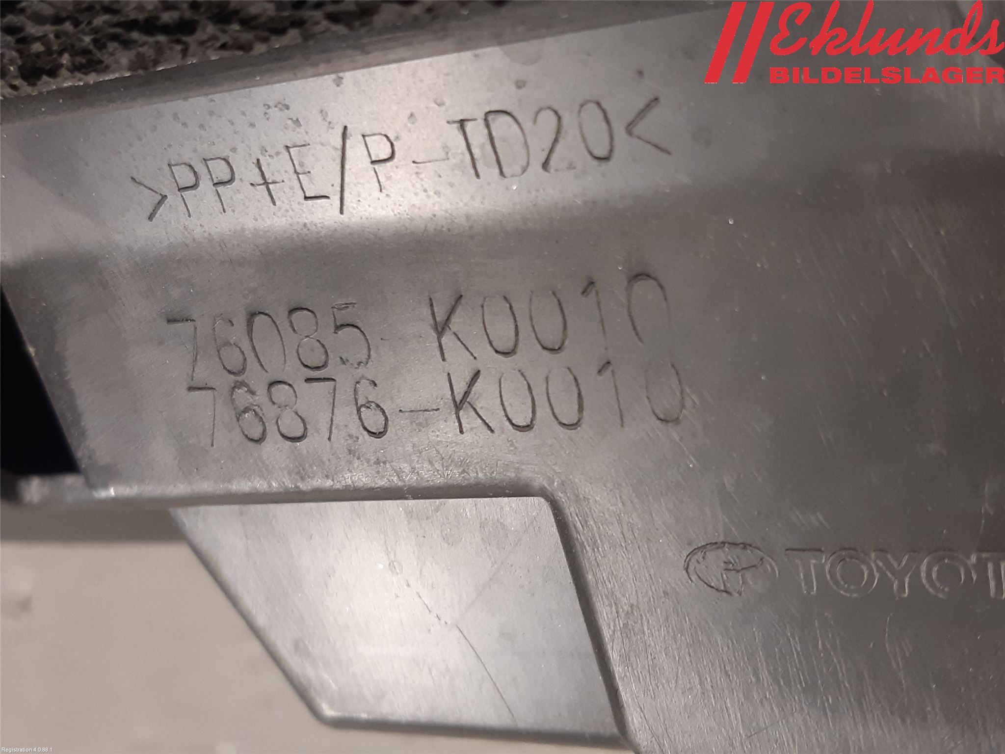 Toyota YARIS XP21 20- Spoiler Baklucka