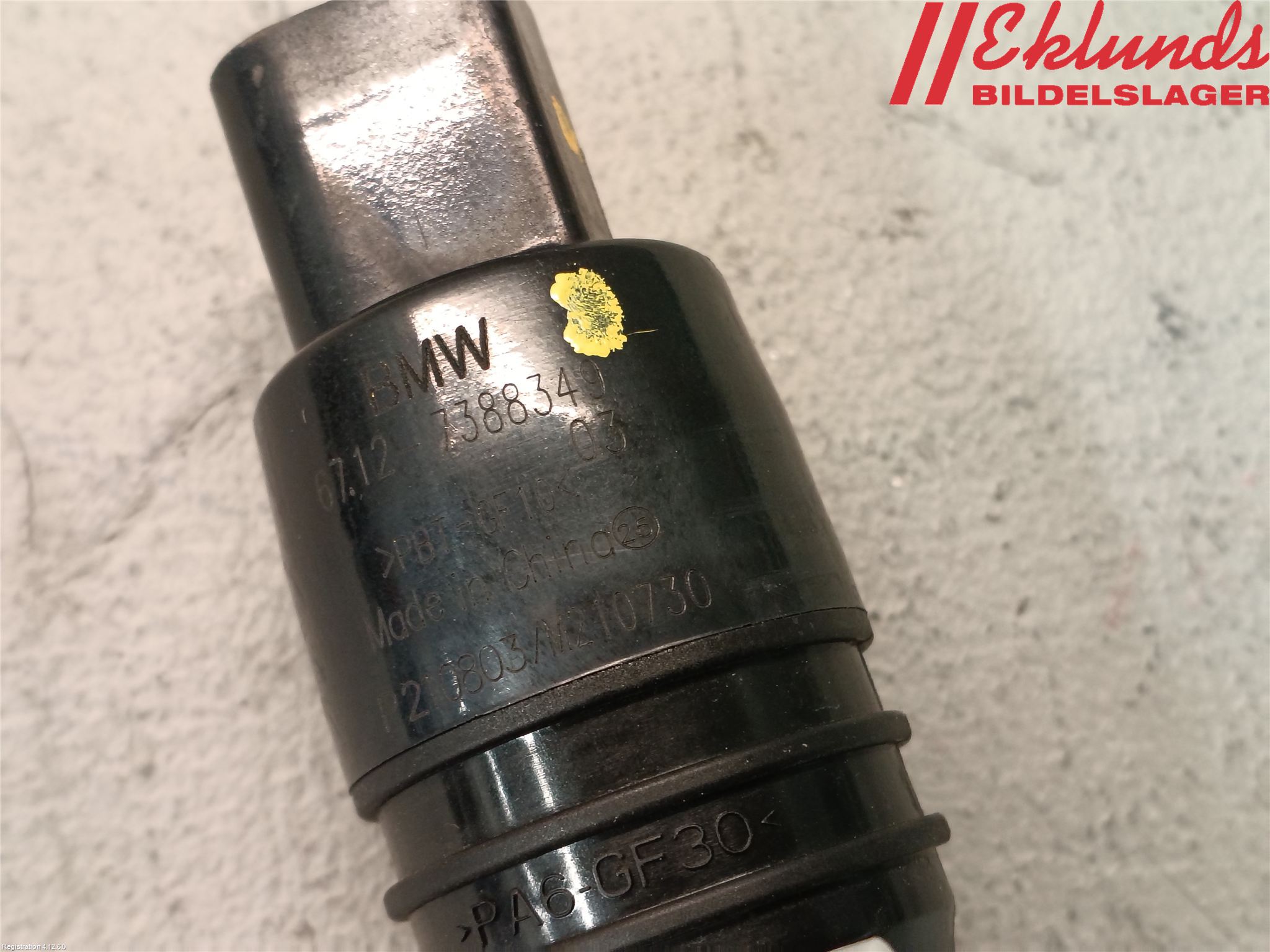 BMW i3 I01 13-22 Spolarpump Vindruta