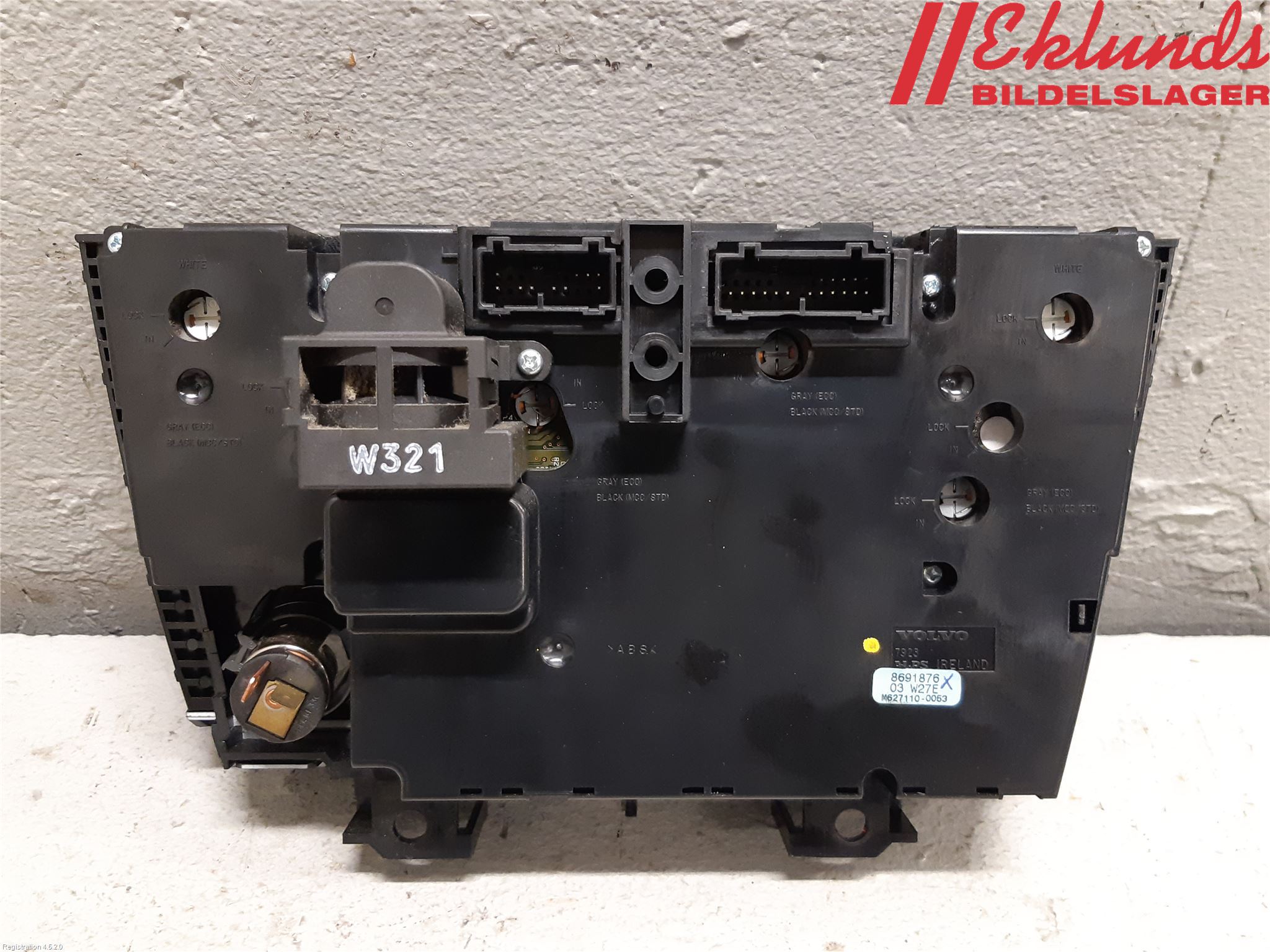 Volvo S60 01-04 Ac Styrenhet Ac Manöveren