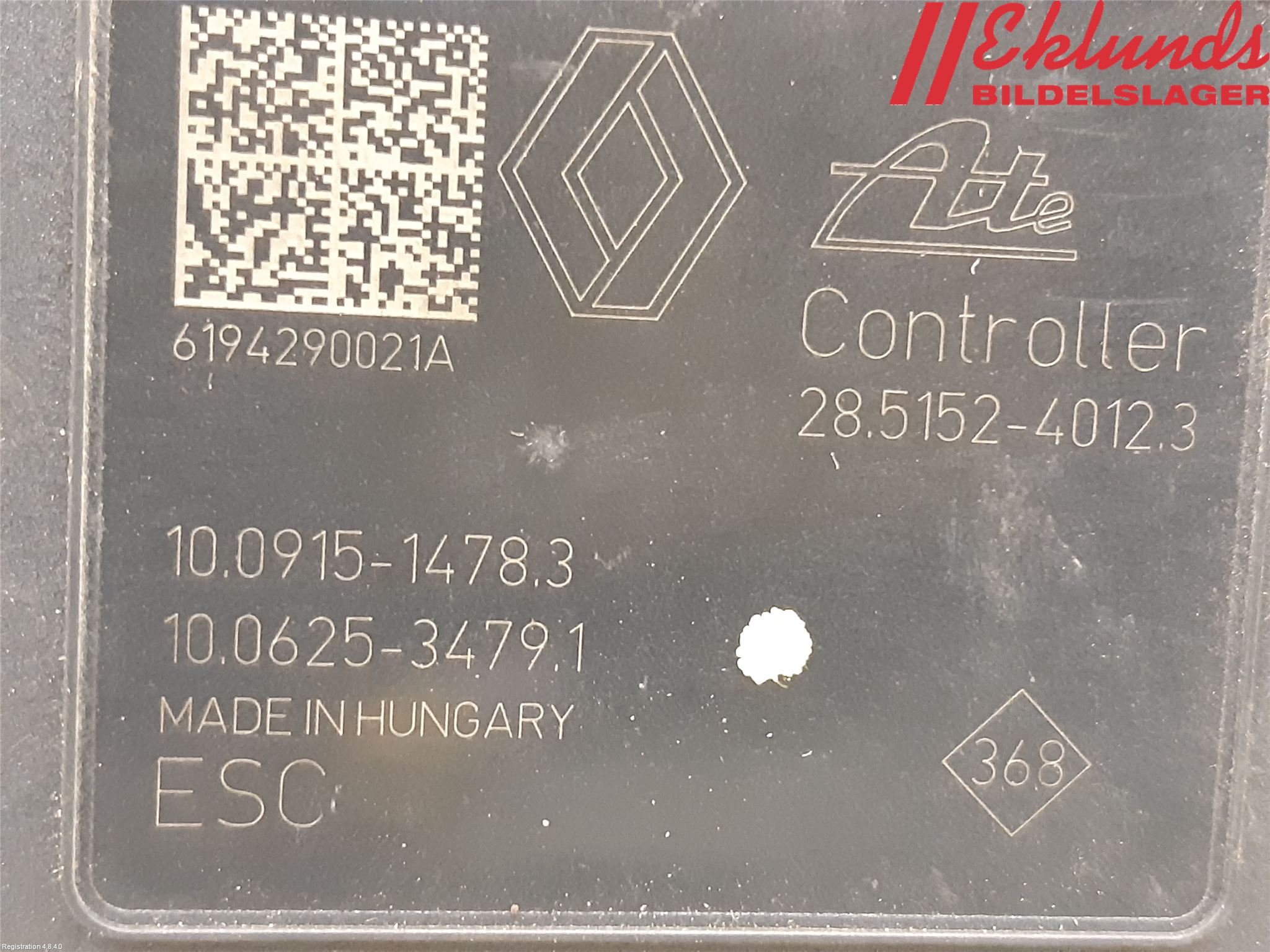 Fiat TALENTO 16- Abs Hydraulaggregat