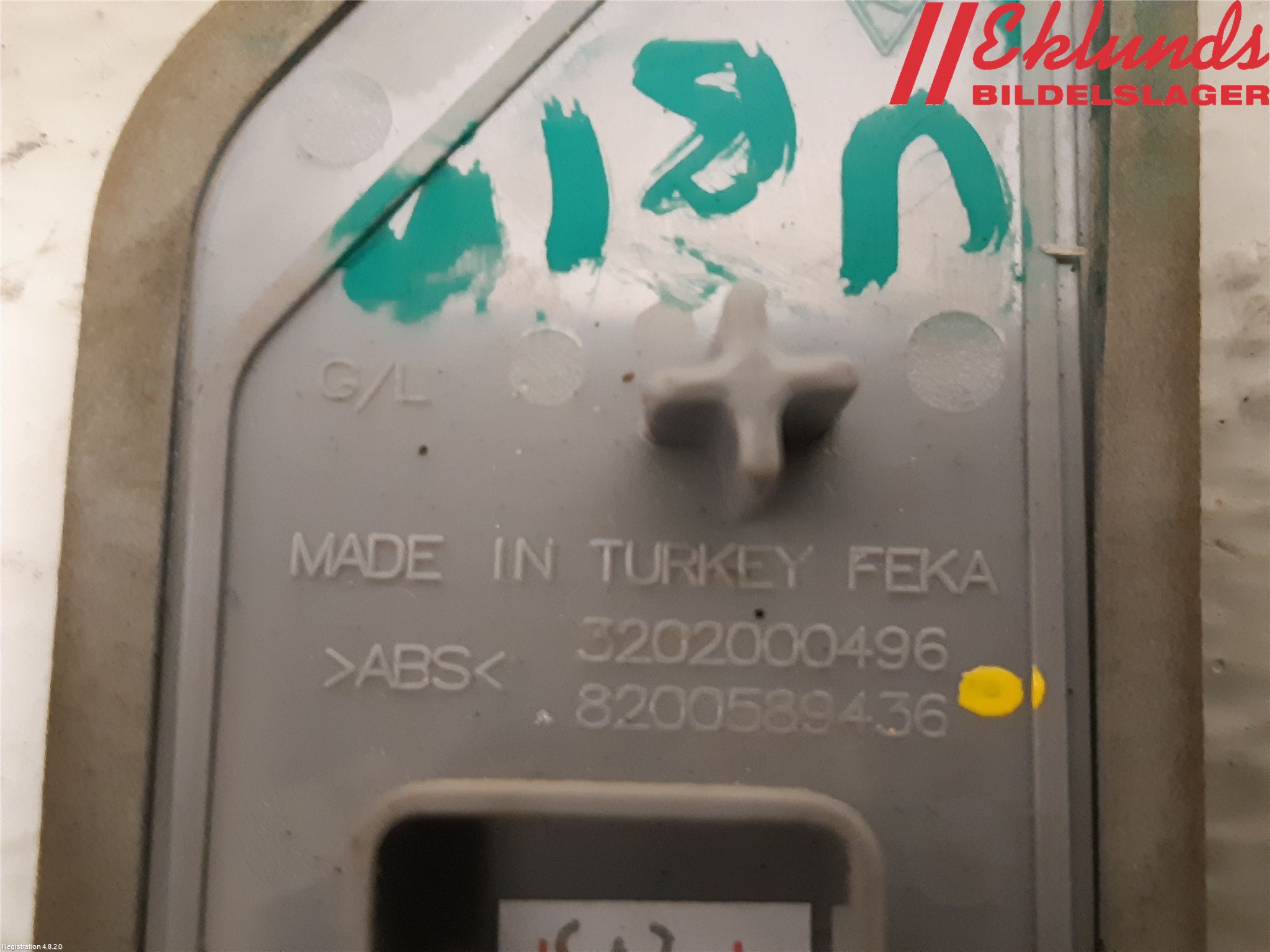 Renault KANGOO II 15-21 Dimljus/Reflex Bak