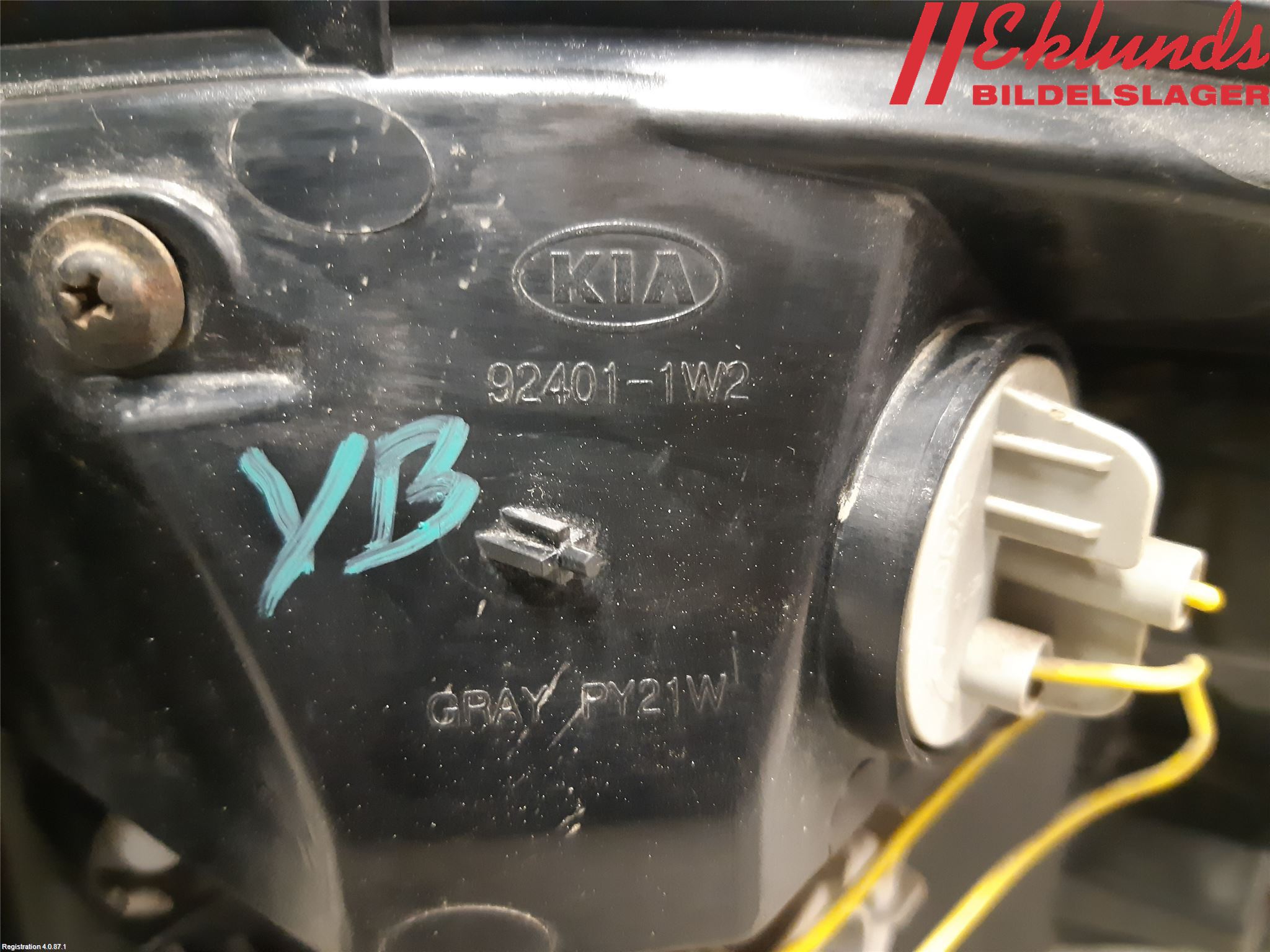 Kia RIO 12-16 Bakljus Vänster