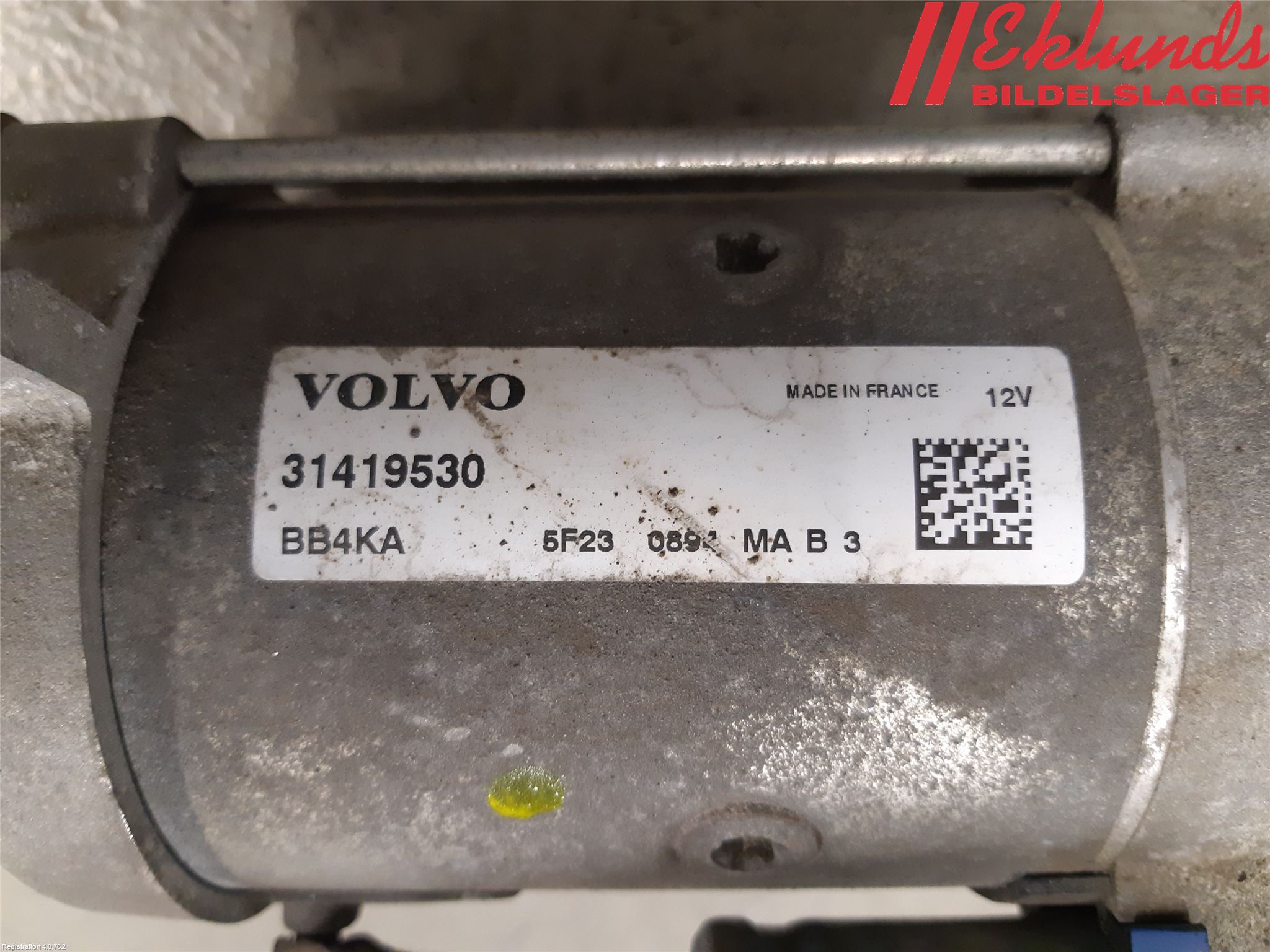 Volvo V60 CROSS COUNTRY 16-18 Startmotor Diesel