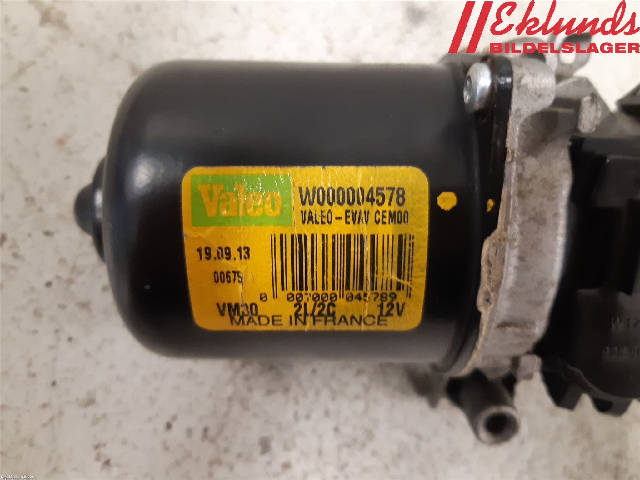 Citroen DS3 Torkarmotor Vindruta