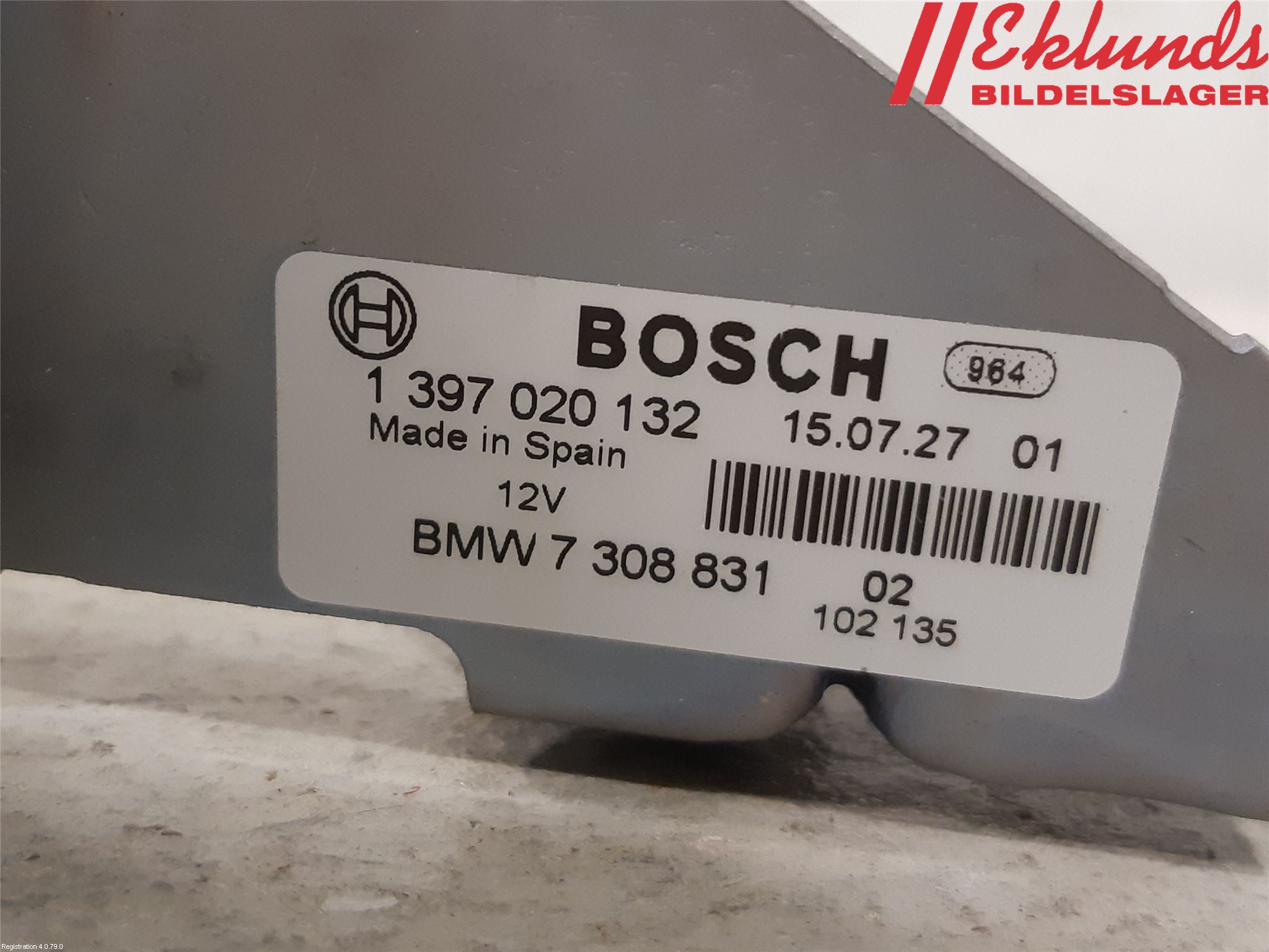 BMW 5 F10/F11/F18 09-17 Låskista Baklucka