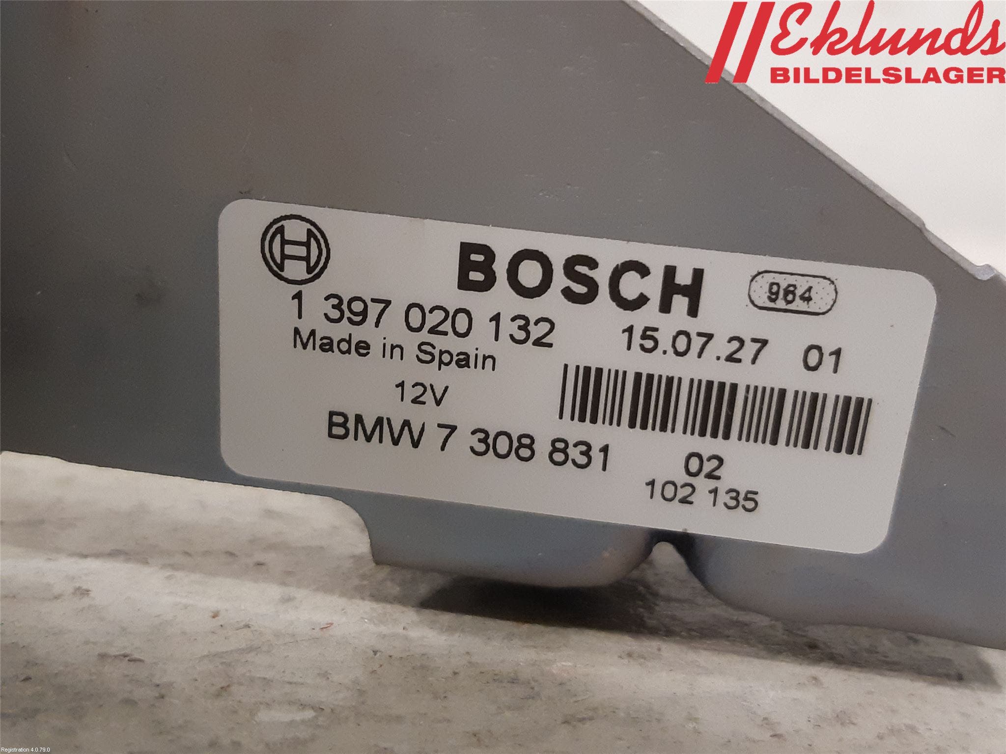 BMW 5 F10/F11/F18 09-17 Låskista Baklucka