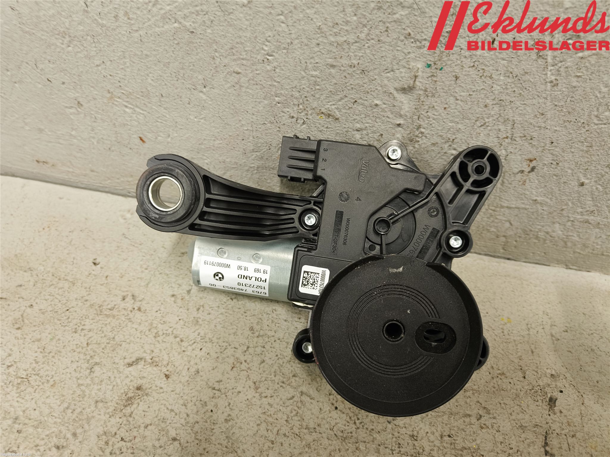 BMW 5 G30/G31/F90 17-23 Torkarmotor Baklucka