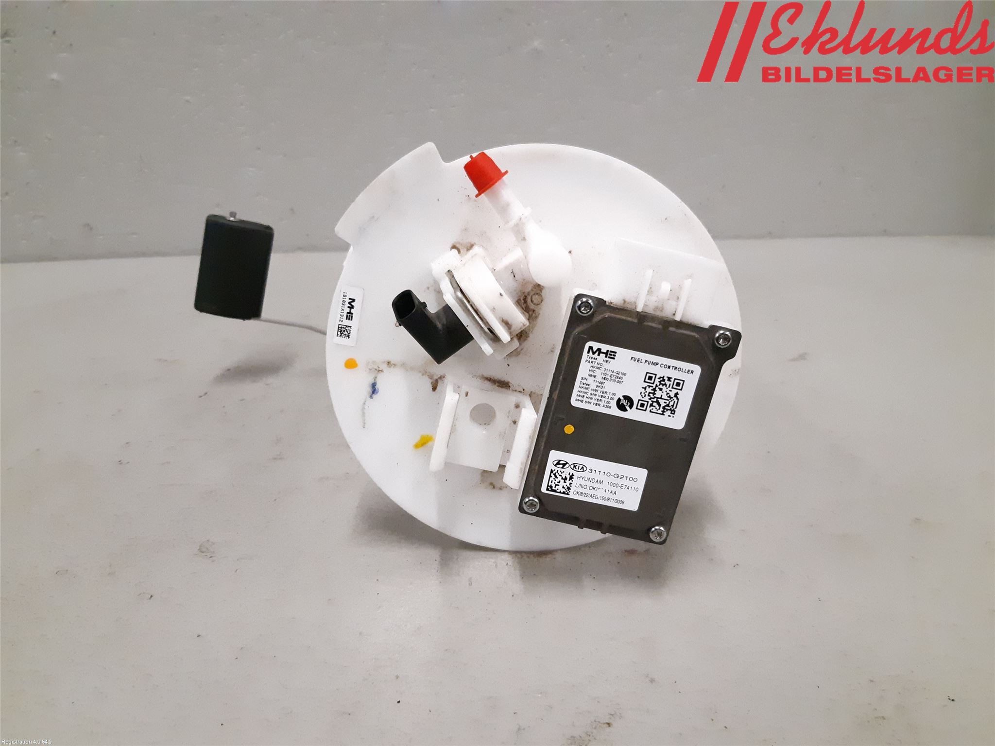 Kia NIRO (DE) 17-22 Bränslepump El