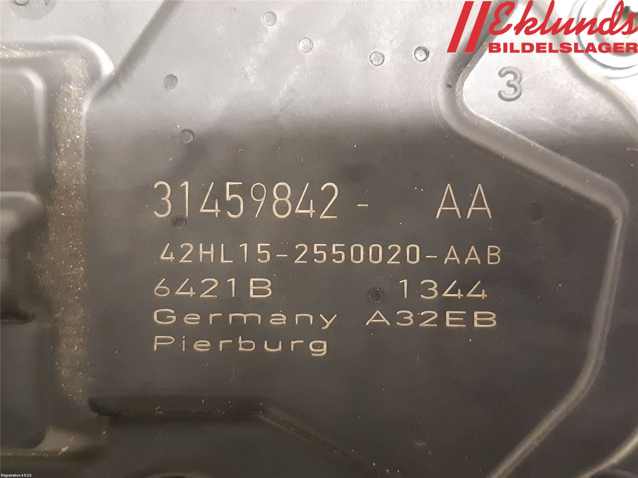 Volvo XC90/RECHARGE 16- Injspjällhus