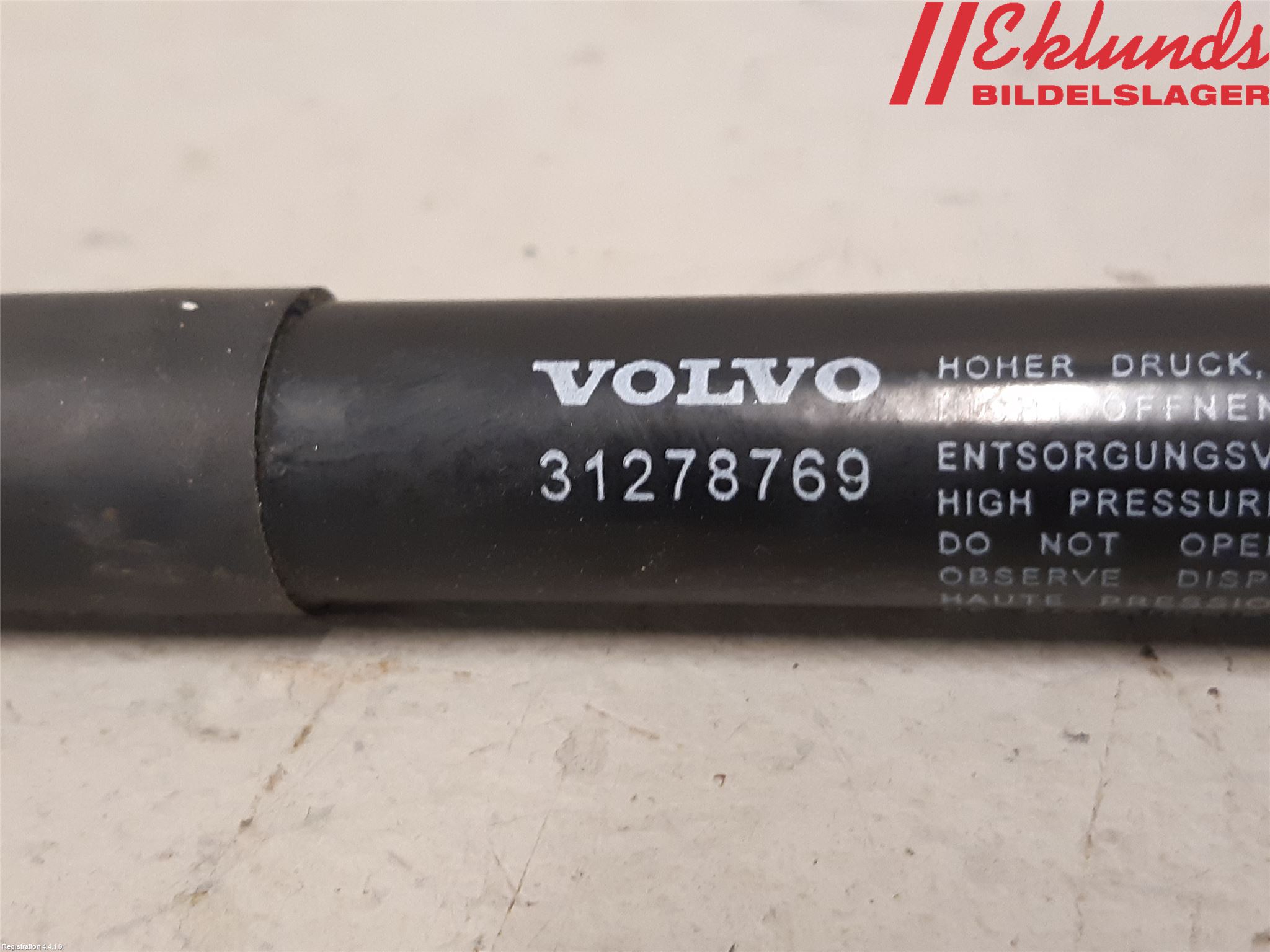 Volvo V60 14-18 Gasfjäder Motorhuv