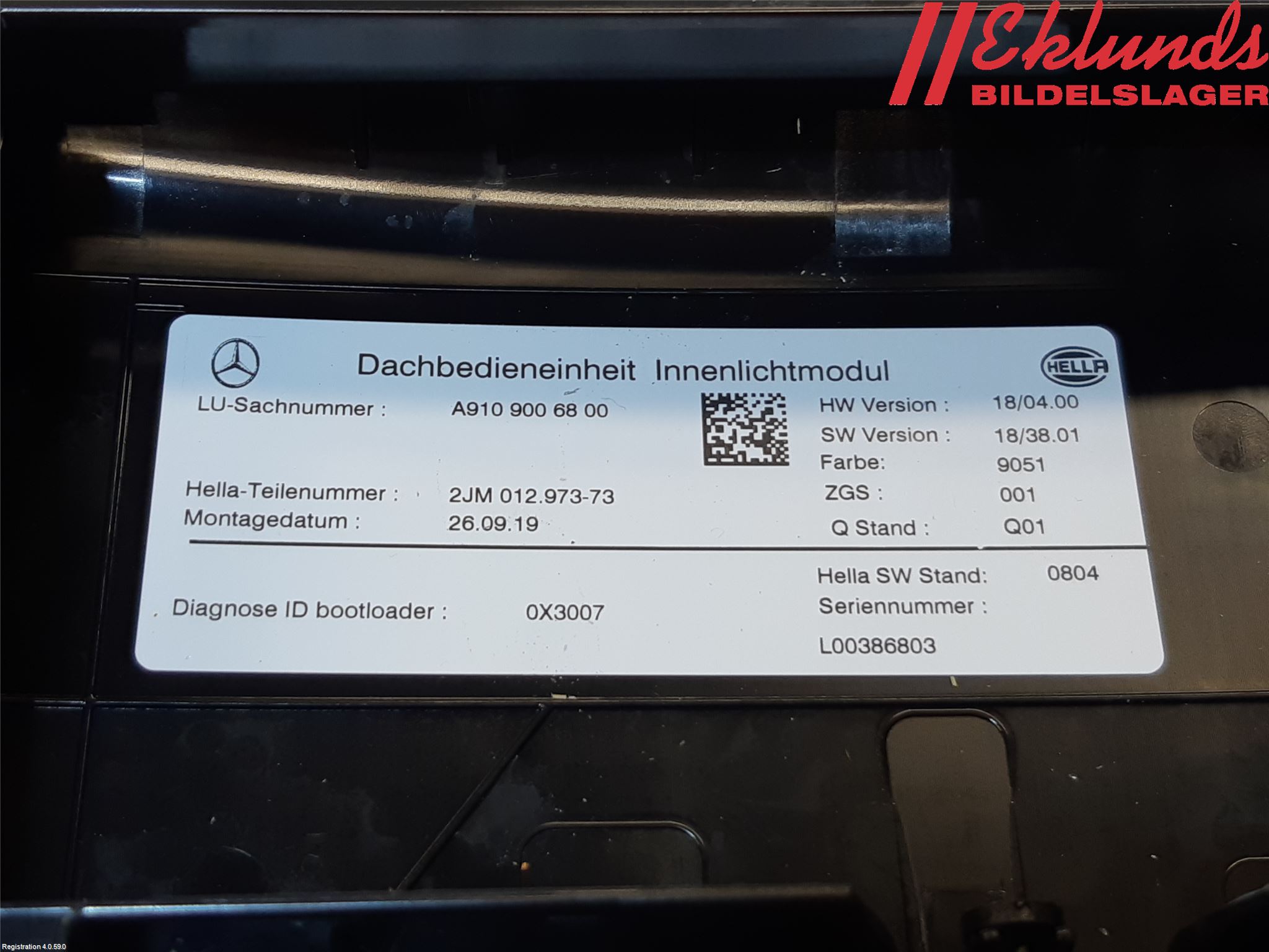 Mercedes-Benz MB SPRINTER (W907/W910) 19- Innerbelysning