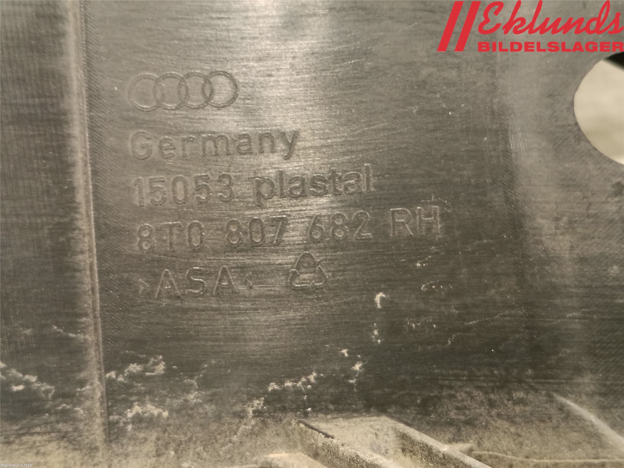 Audi A5 07-16 Dimljussarg Fram