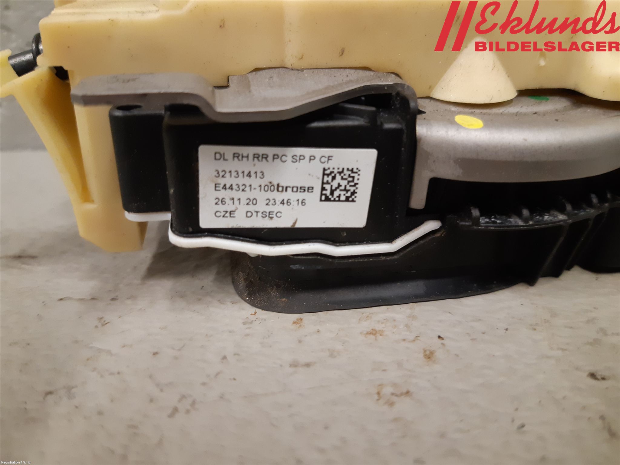 Volvo V60 19- Låskista-Dörrlås