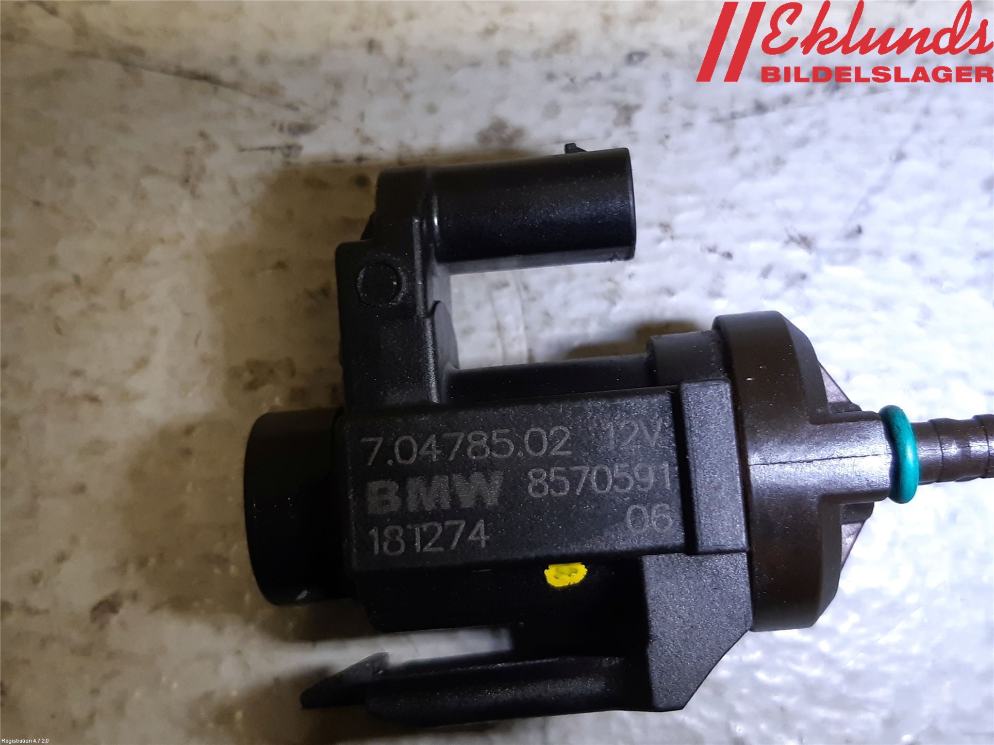 BMW 3 F30/F31/F80 12-19 Vakuumventil