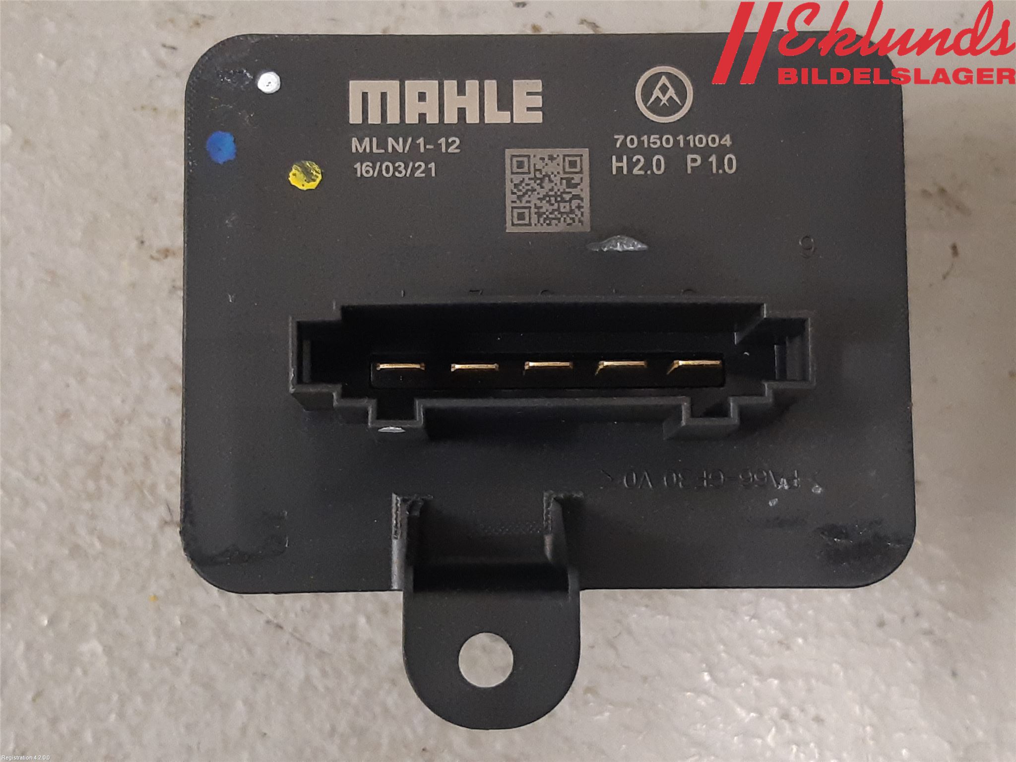 Peugeot 2008/E-2008 20- Värmefläktsmotstånd