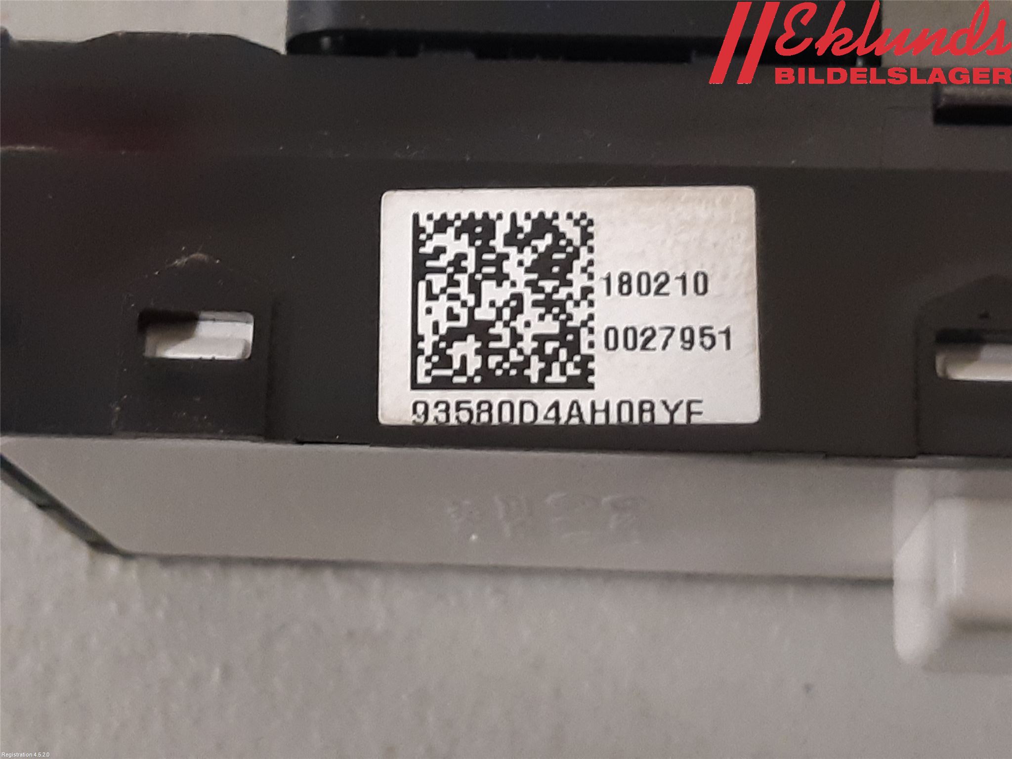 Kia OPTIMA 16-20 Strömställare Elhiss