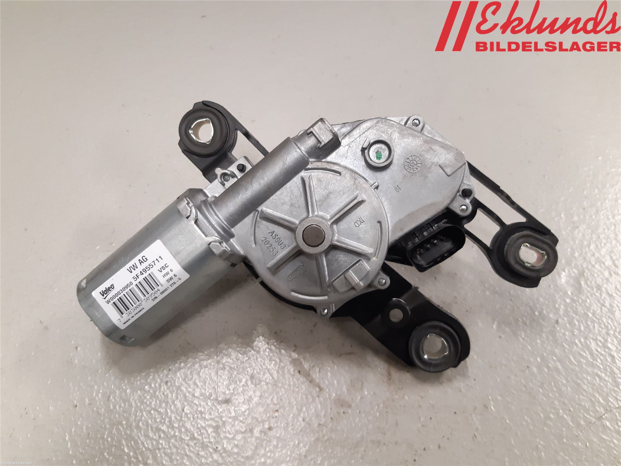 Skoda RAPID Torkarmotor Baklucka