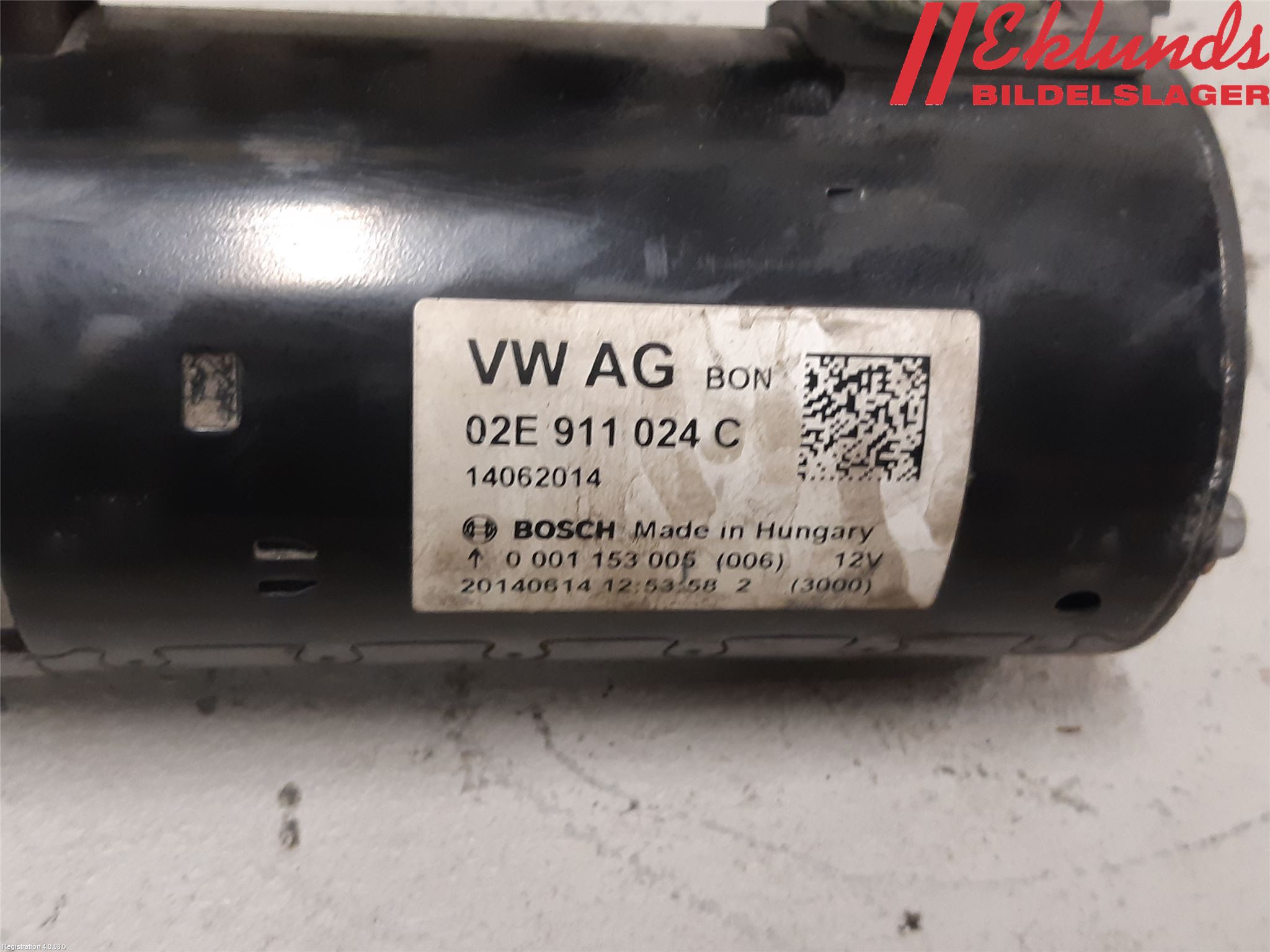 Volkswagen VW PASSAT CC 08-16 Startmotor Diesel