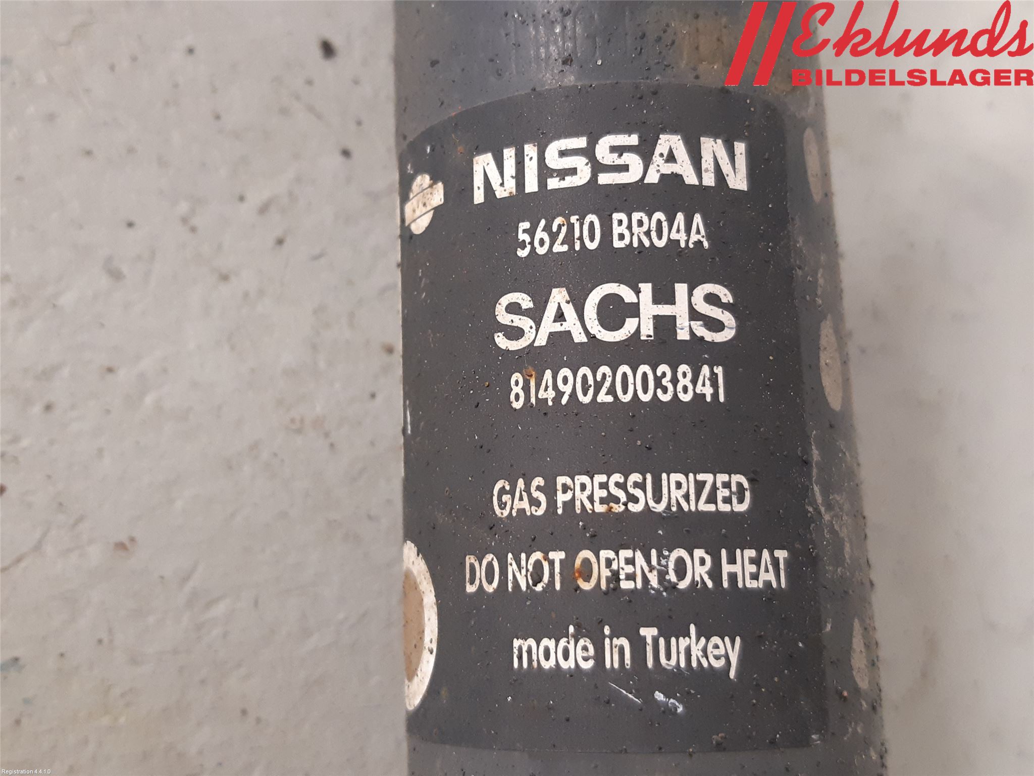 Nissan QASHQAI 10-14 Stötdämpare Bak