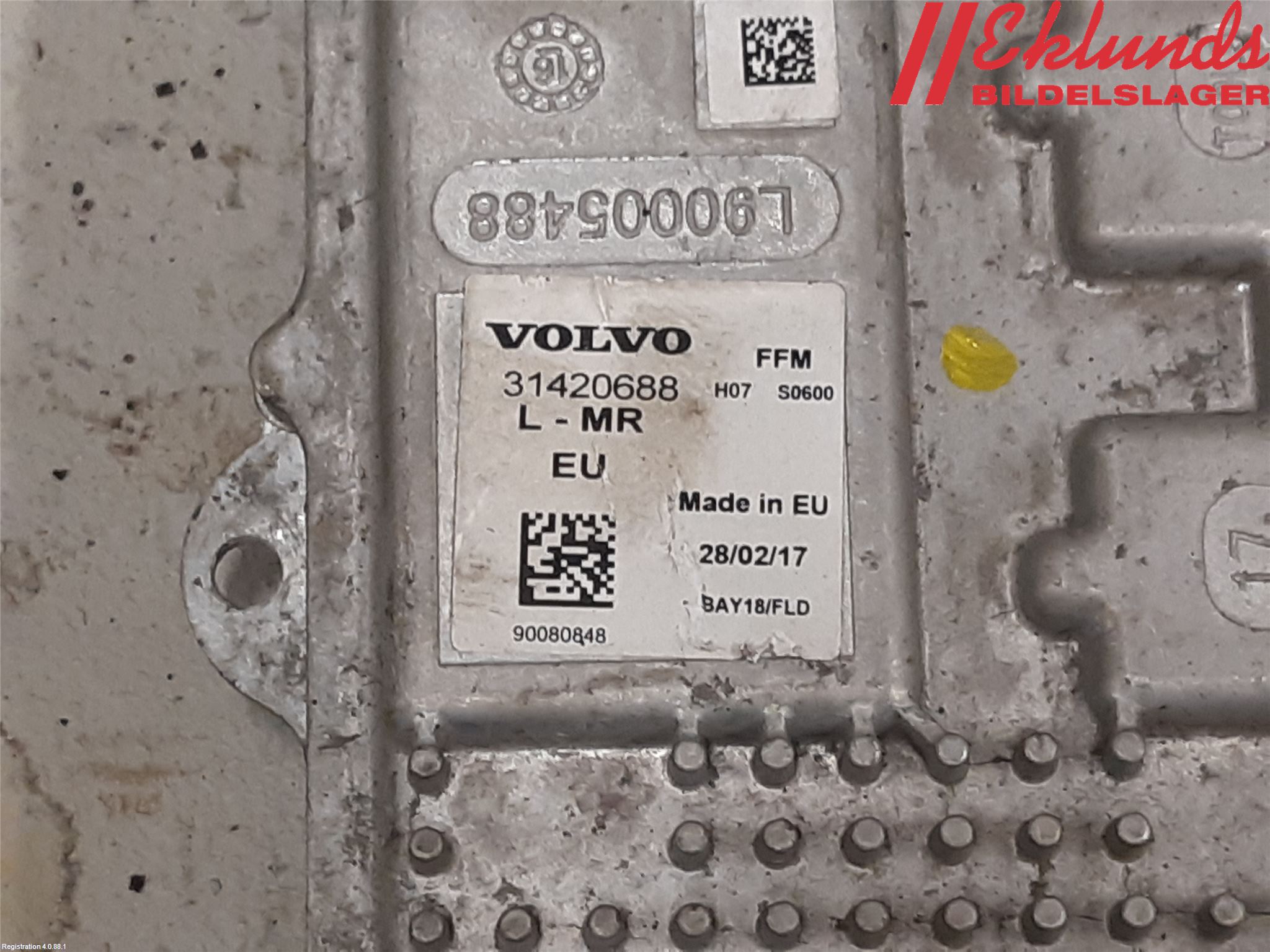 Volvo V90 17->> Styrenhet Strålkastare