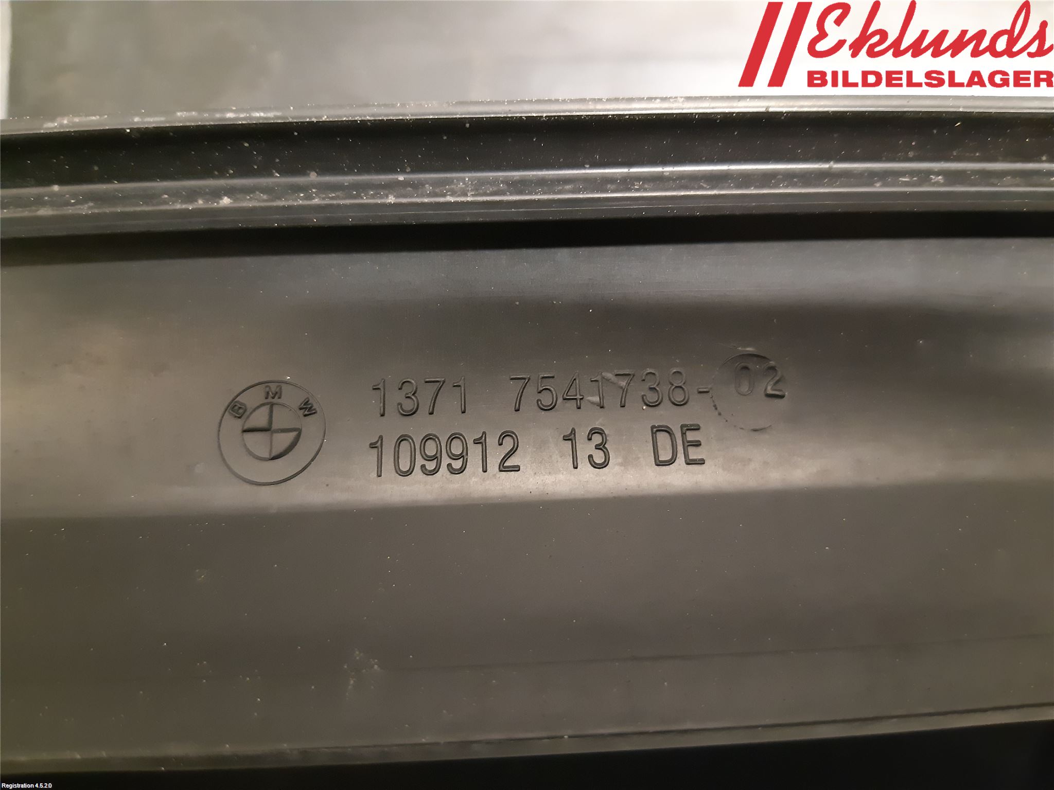 BMW 3 E90/91 SED/TOU 05-12 Deflektor Plåt-Plast Kylning