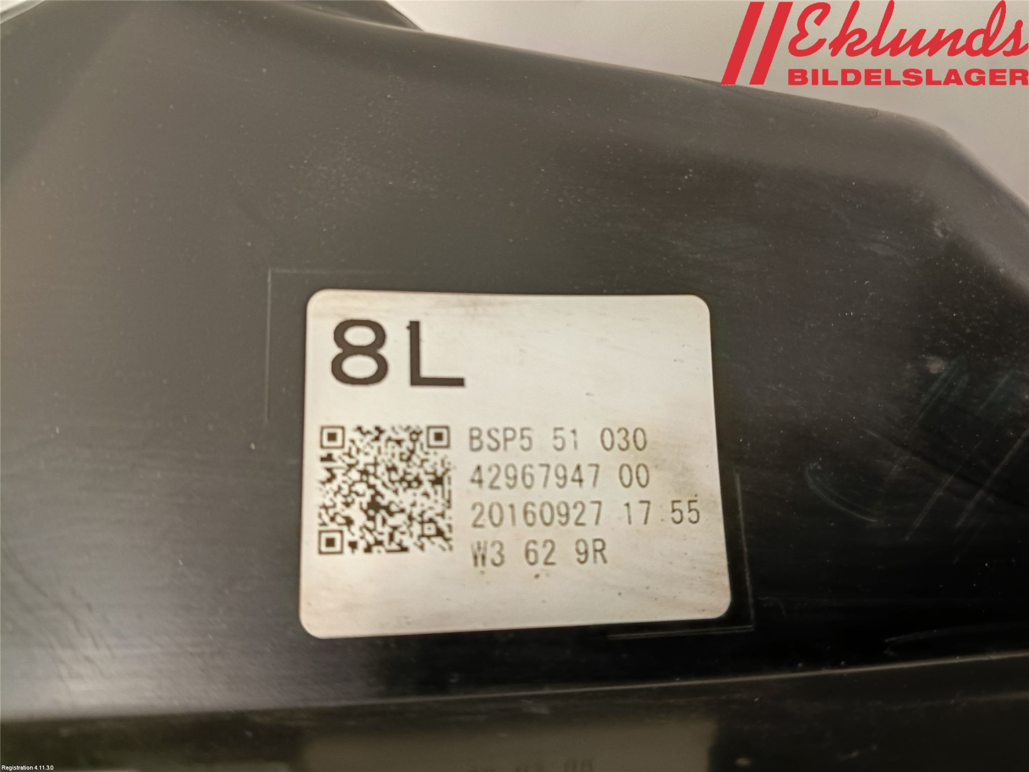 Mazda 3 III 14-19 Strålkastare Höger