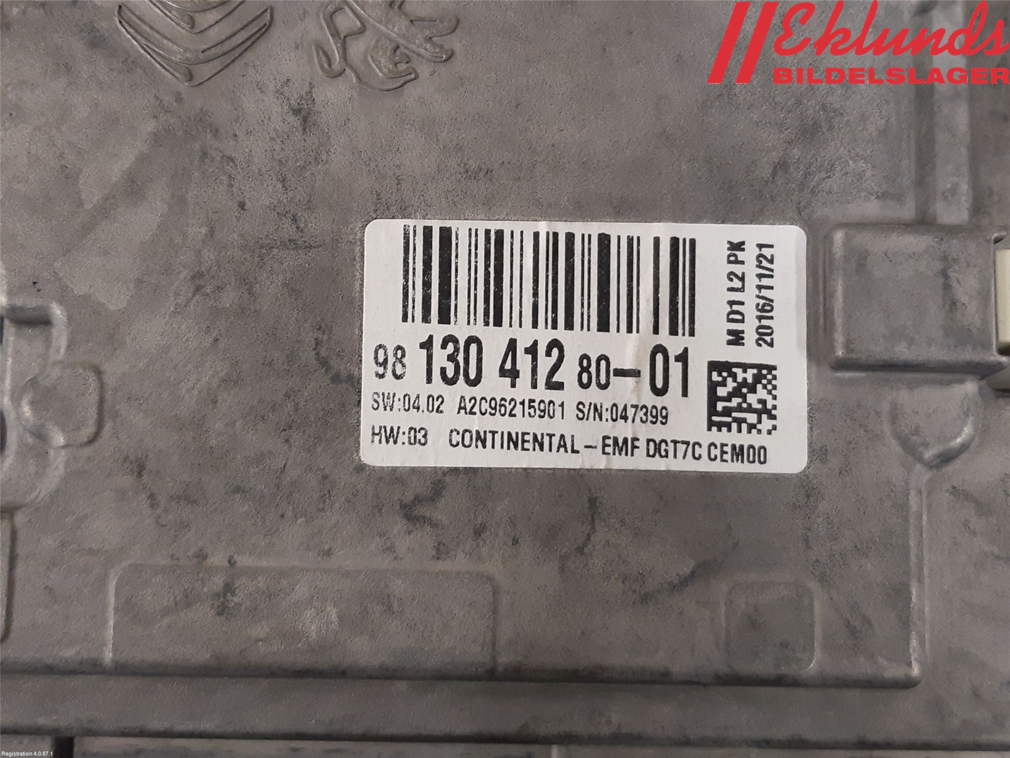 Citroen JUMPY/E-JUMPY 16- Bildskärm