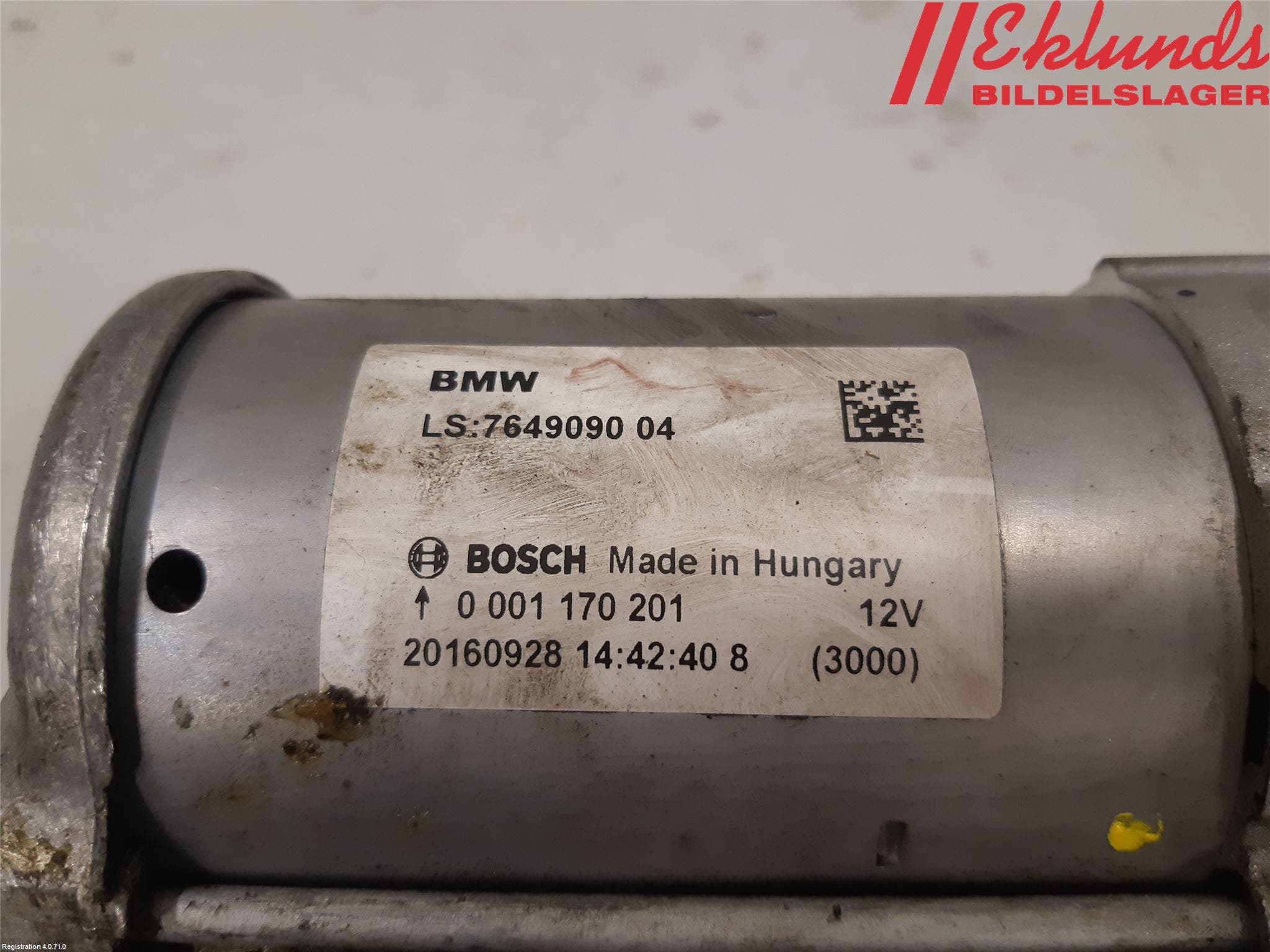 Mini ONE/COOPER 5DR F55 14-24 Startmotor