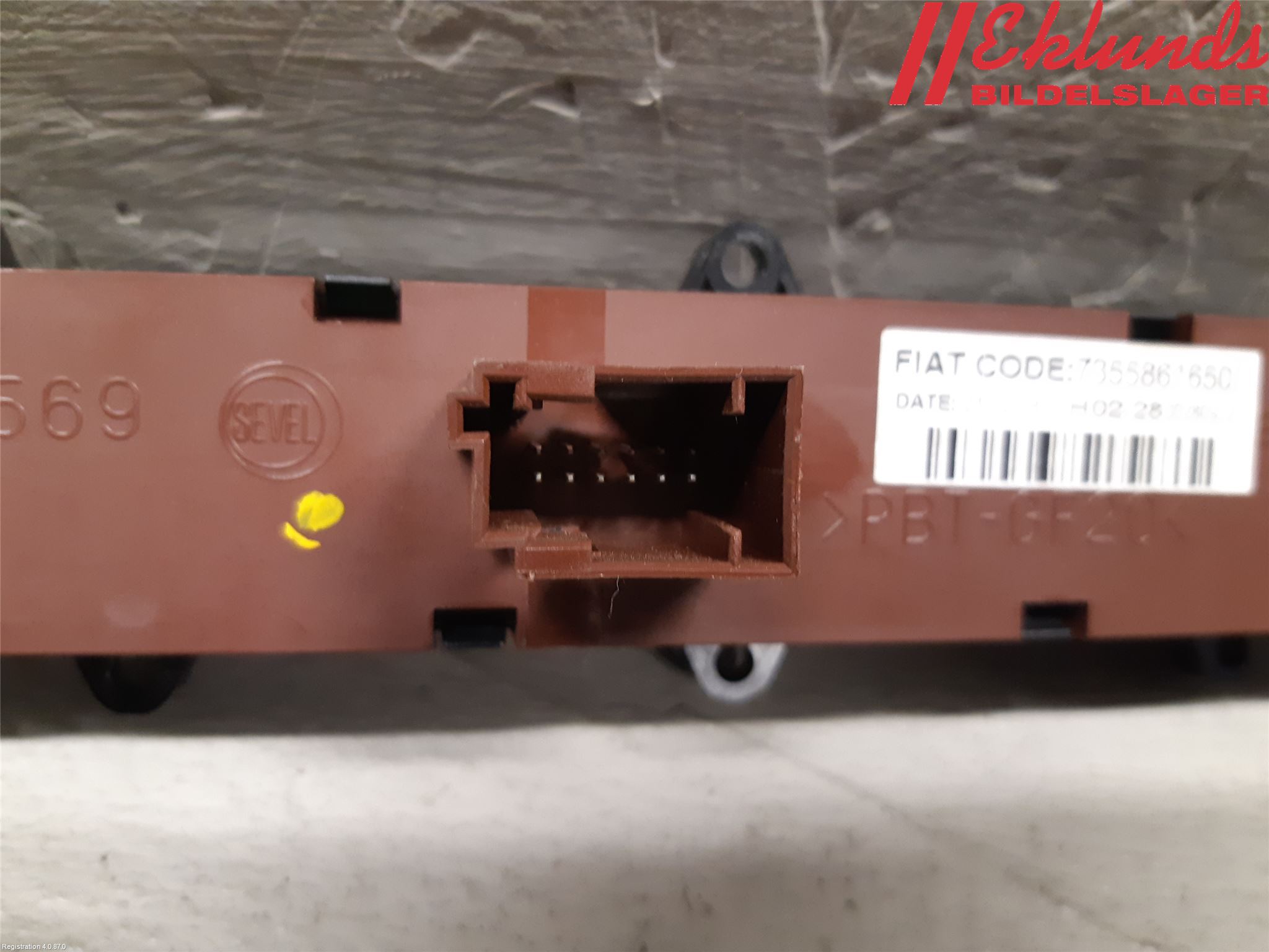 Fiat DUCATO 15-23 Strömställare Varnings