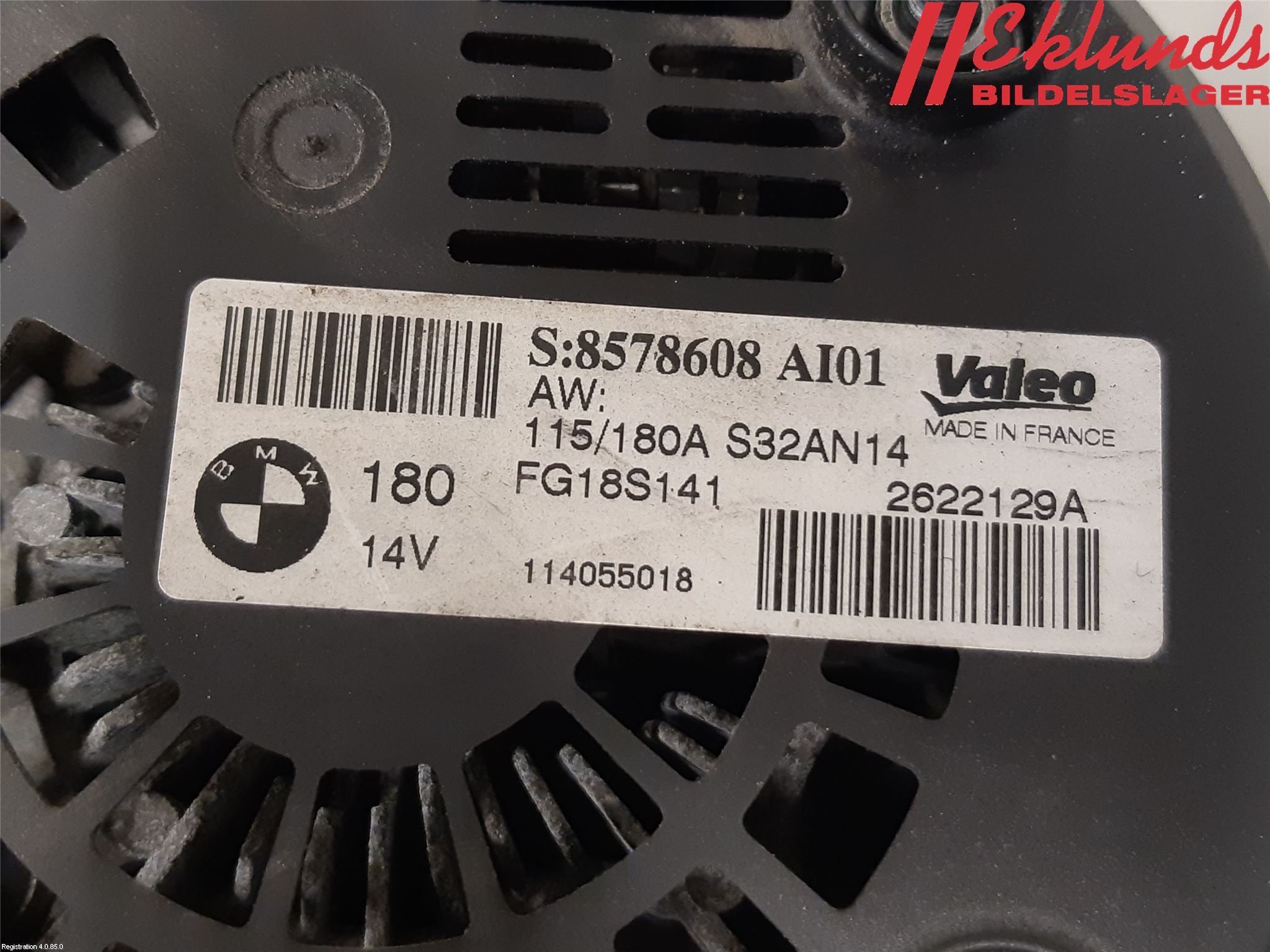 BMW 4 F32/F33/F82/F83 13-20 Generator