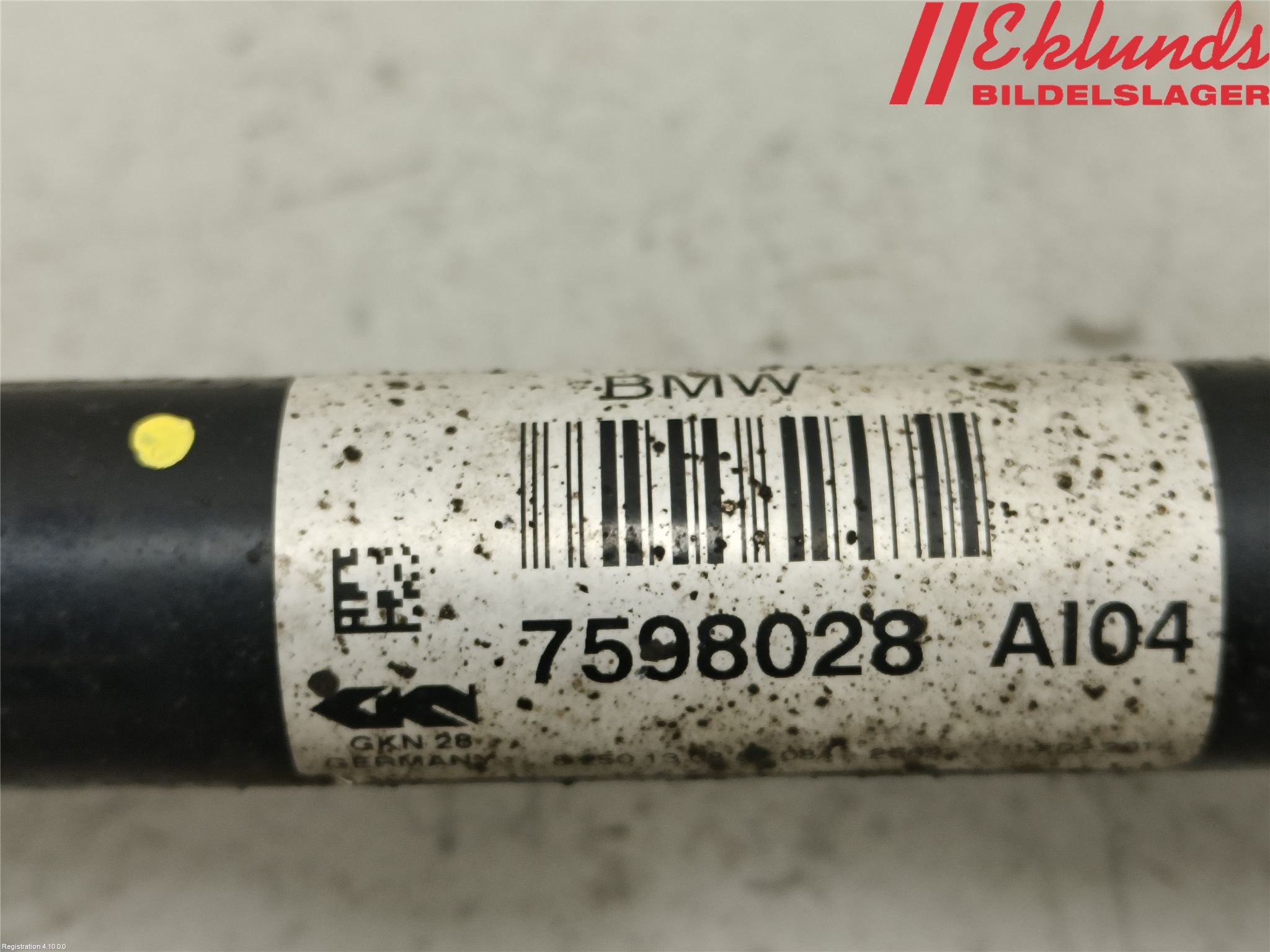 BMW X4 F26 14-18 Drivaxel Fram Höger