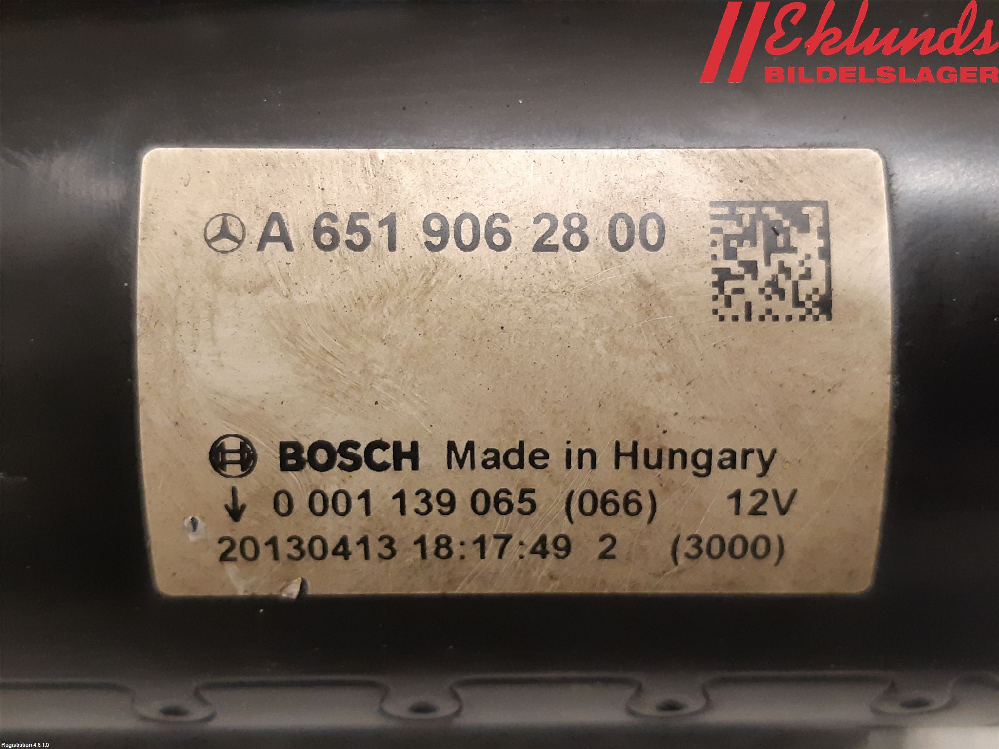 Mercedes-Benz MB E-KLASS (W212) 09-16 Startmotor Diesel